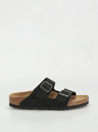 Șlapi Birkenstock Arizona Birko Flor Nubuck Narrow Wmn (black)