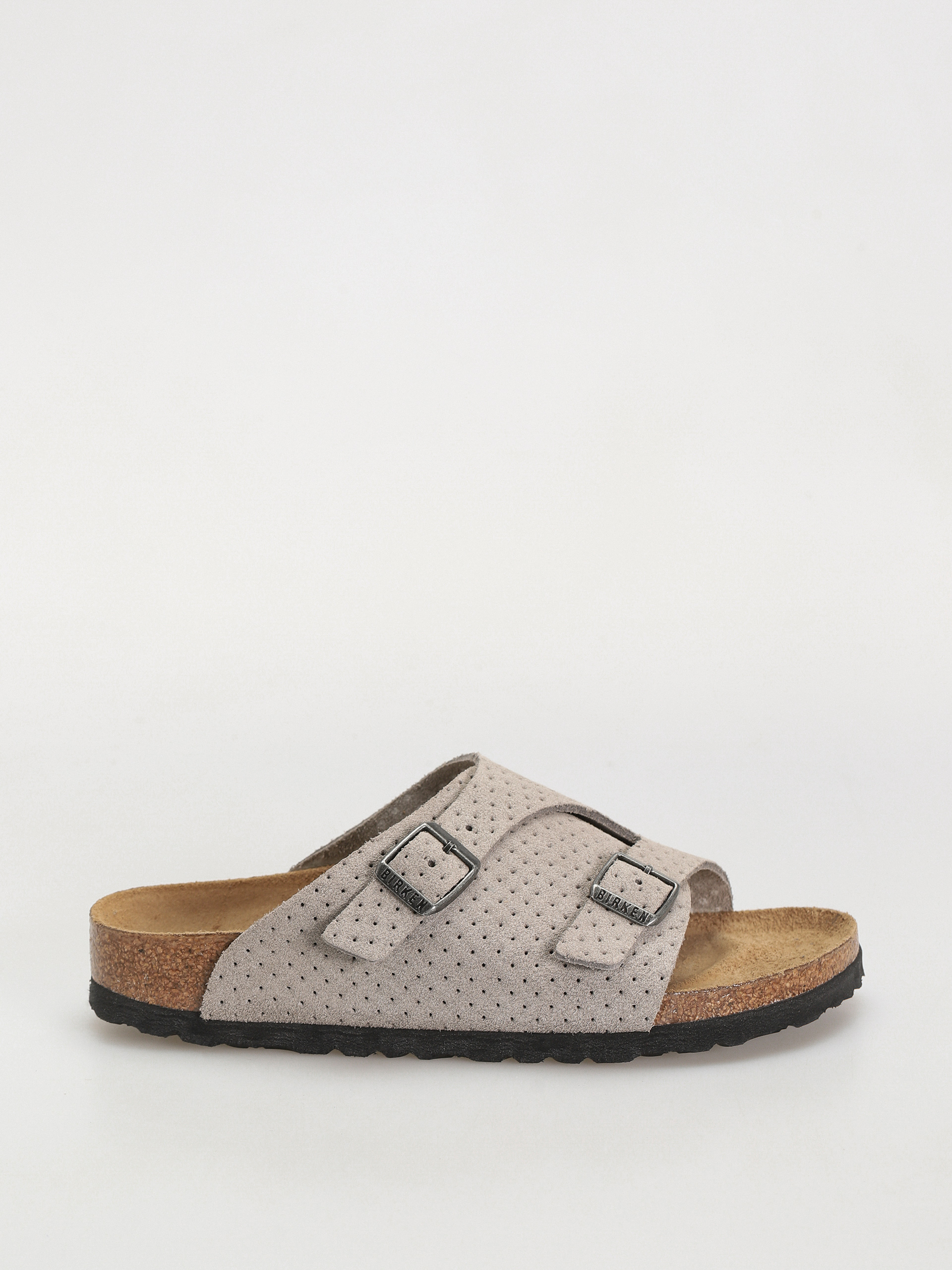 BIRKENSTOCK　Exclusive Zurich Narrow 44 Șlapi Birkenstock Zurich Suede Embossed Narrow Wmn - gri (emboss