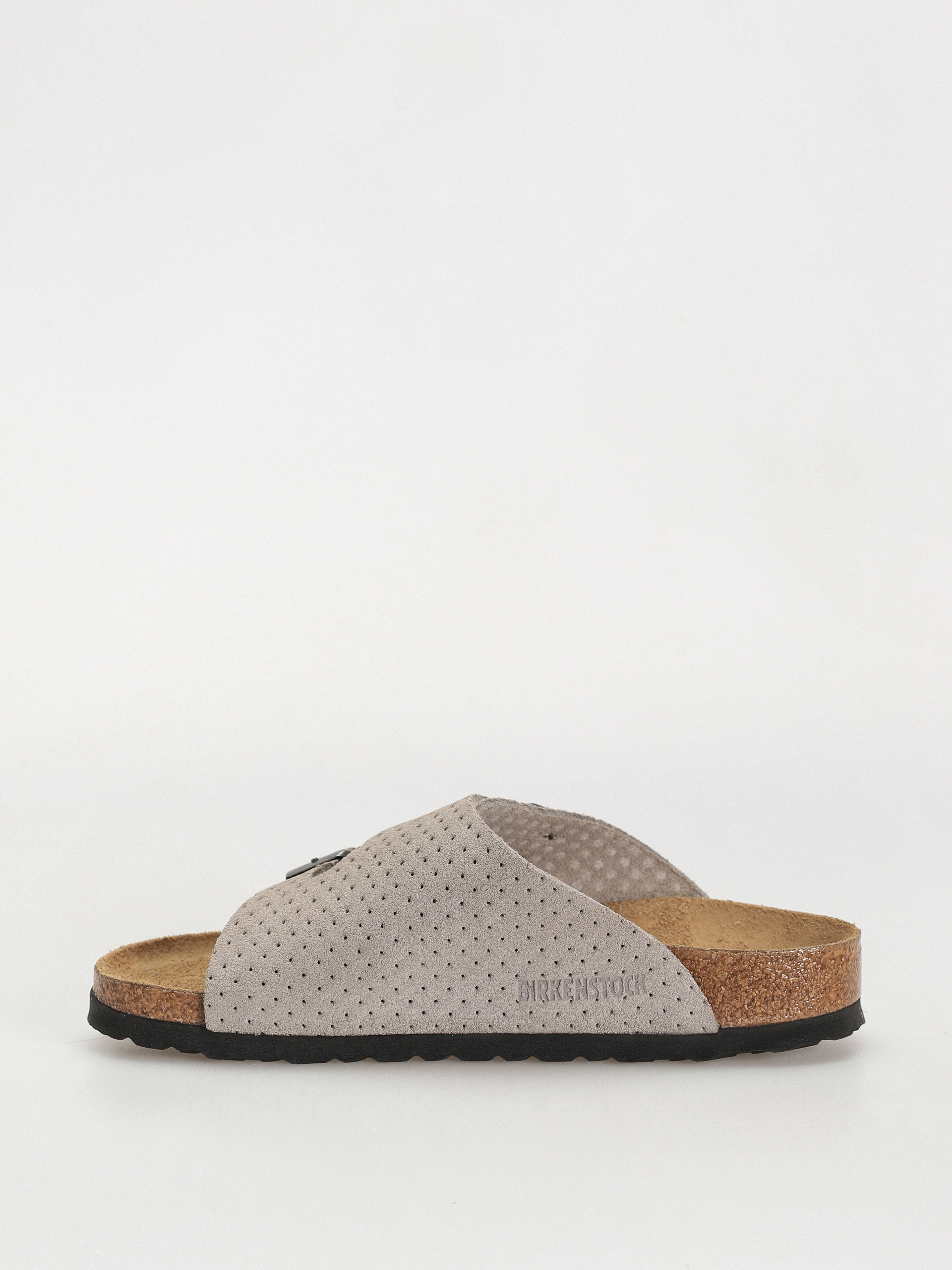 Șlapi Birkenstock Zurich Suede Embossed Narrow Wmn (emboss dots stone coin)