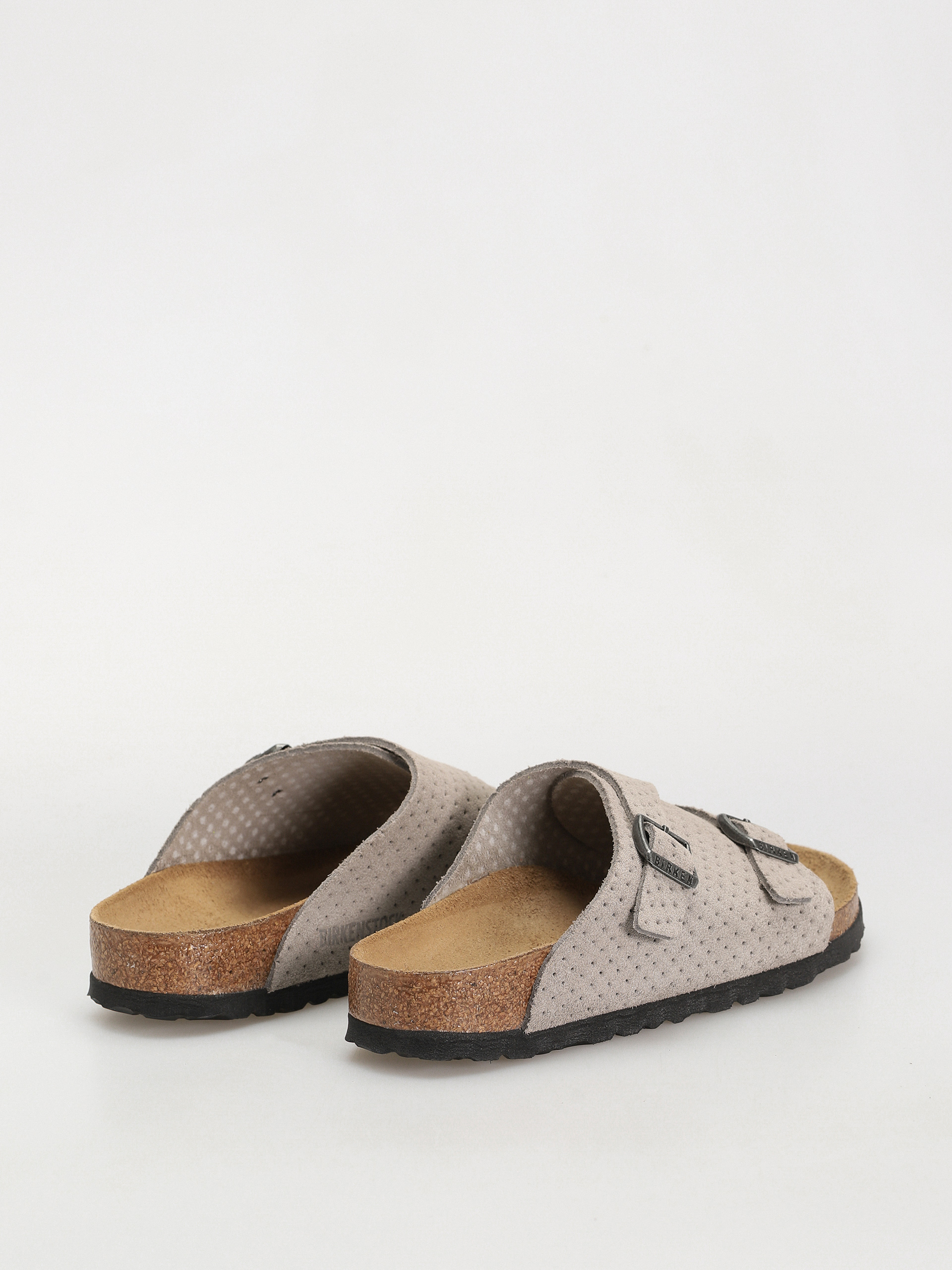 Șlapi Birkenstock Zurich Suede Embossed Narrow Wmn (emboss dots stone coin)