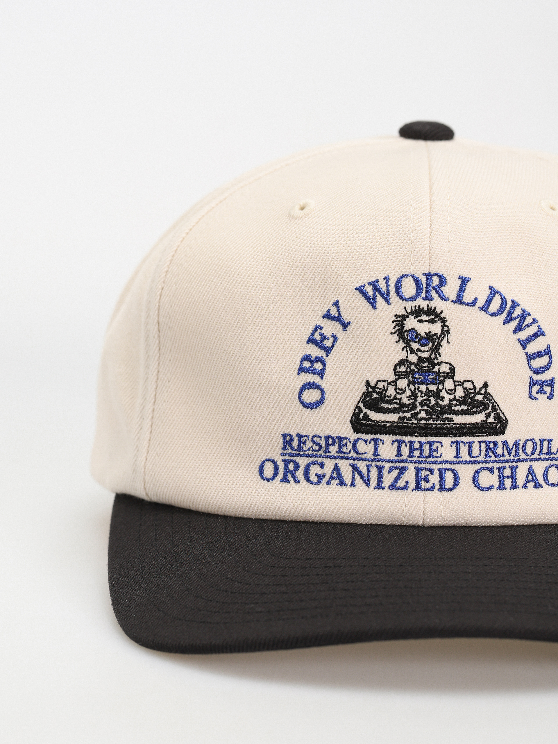 Șapcă OBEY Chaos (cream multi)