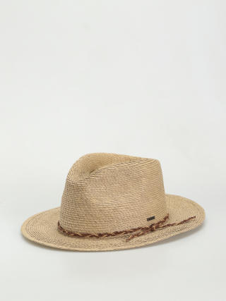 Pălărie Brixton Messer Western Straw Fedora (sand)