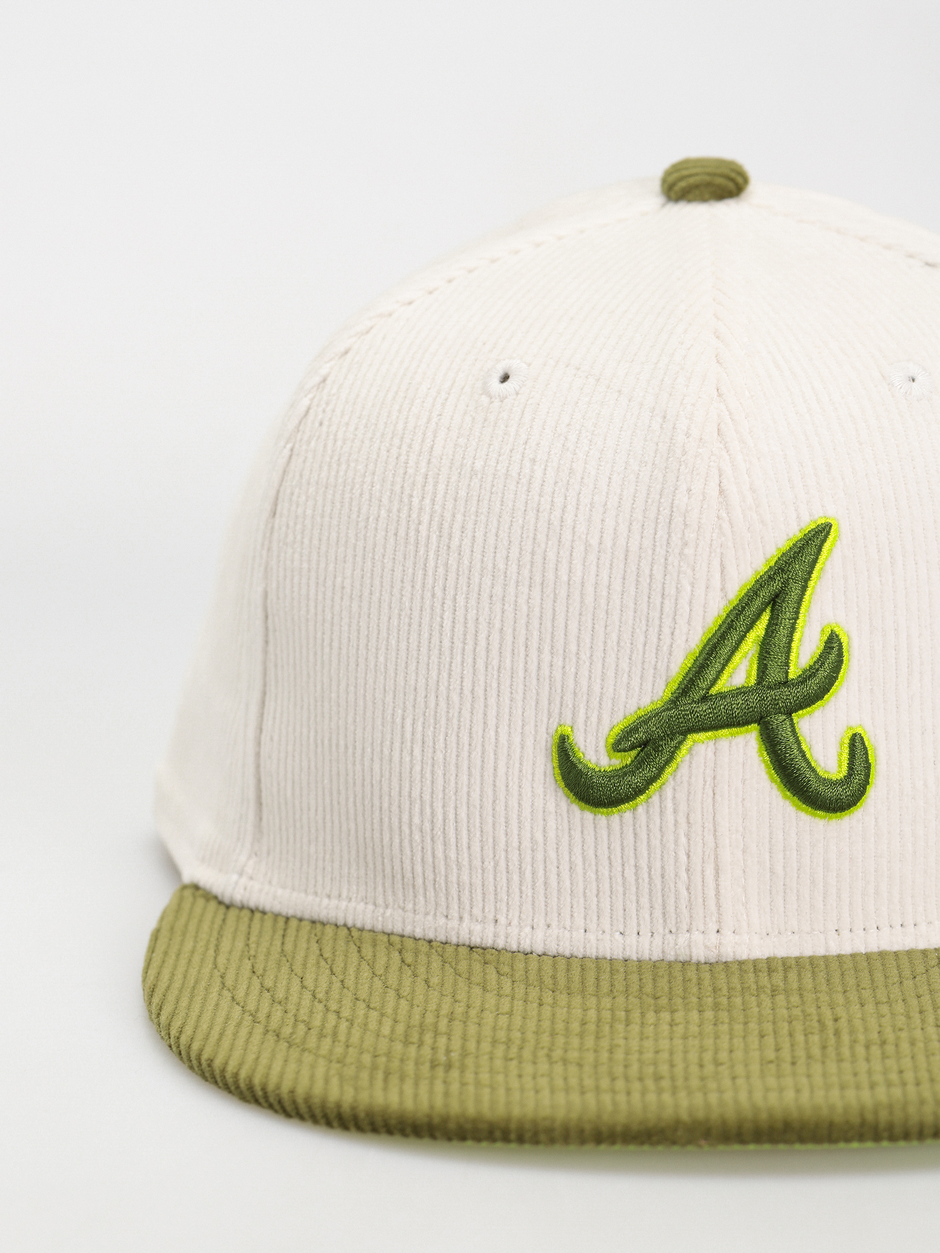 Șapcă New Era Cord 59Fifty Atlanta Braves (green/white)