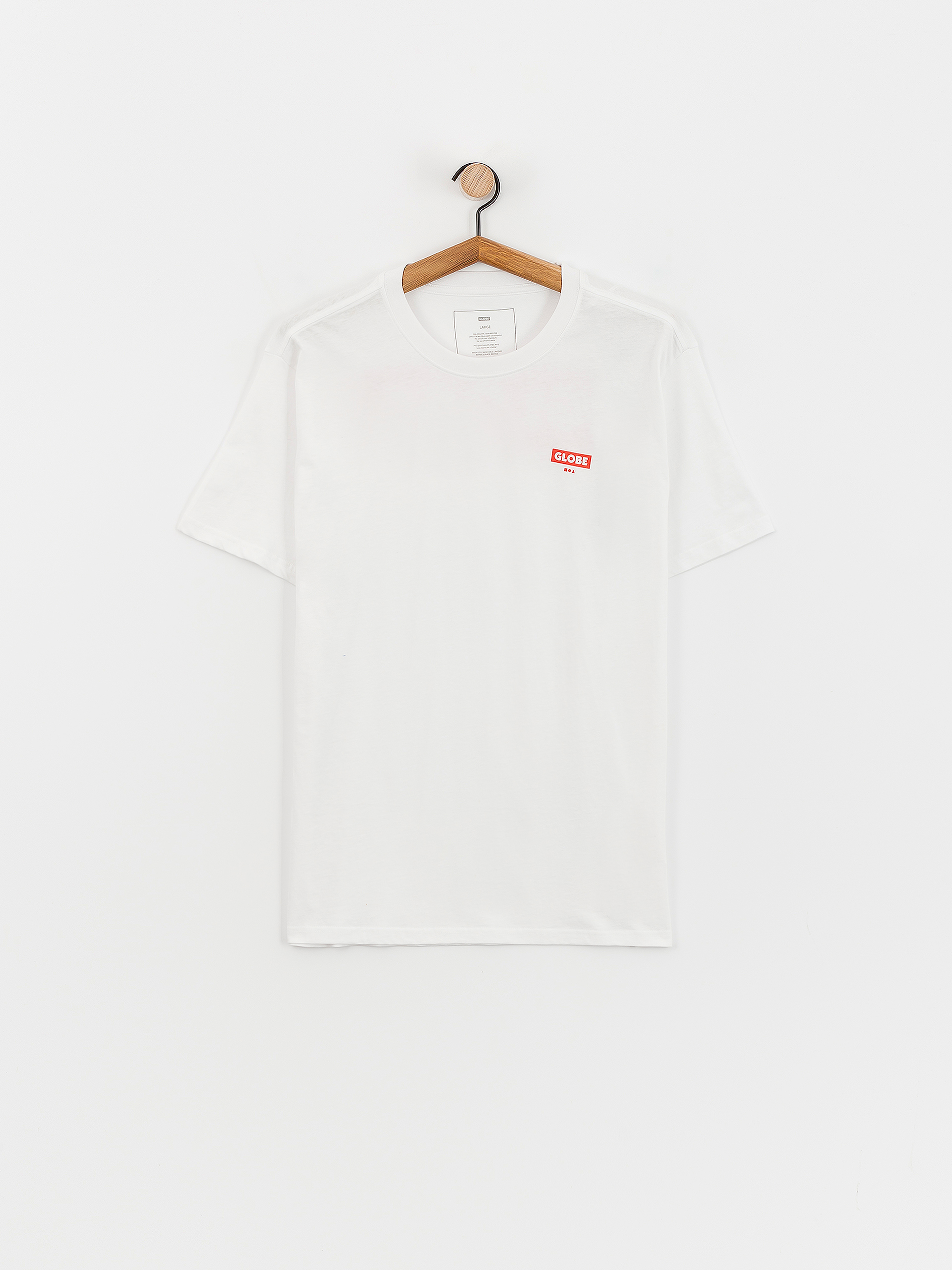 Tricou Globe Living Low Velocity (white/red)