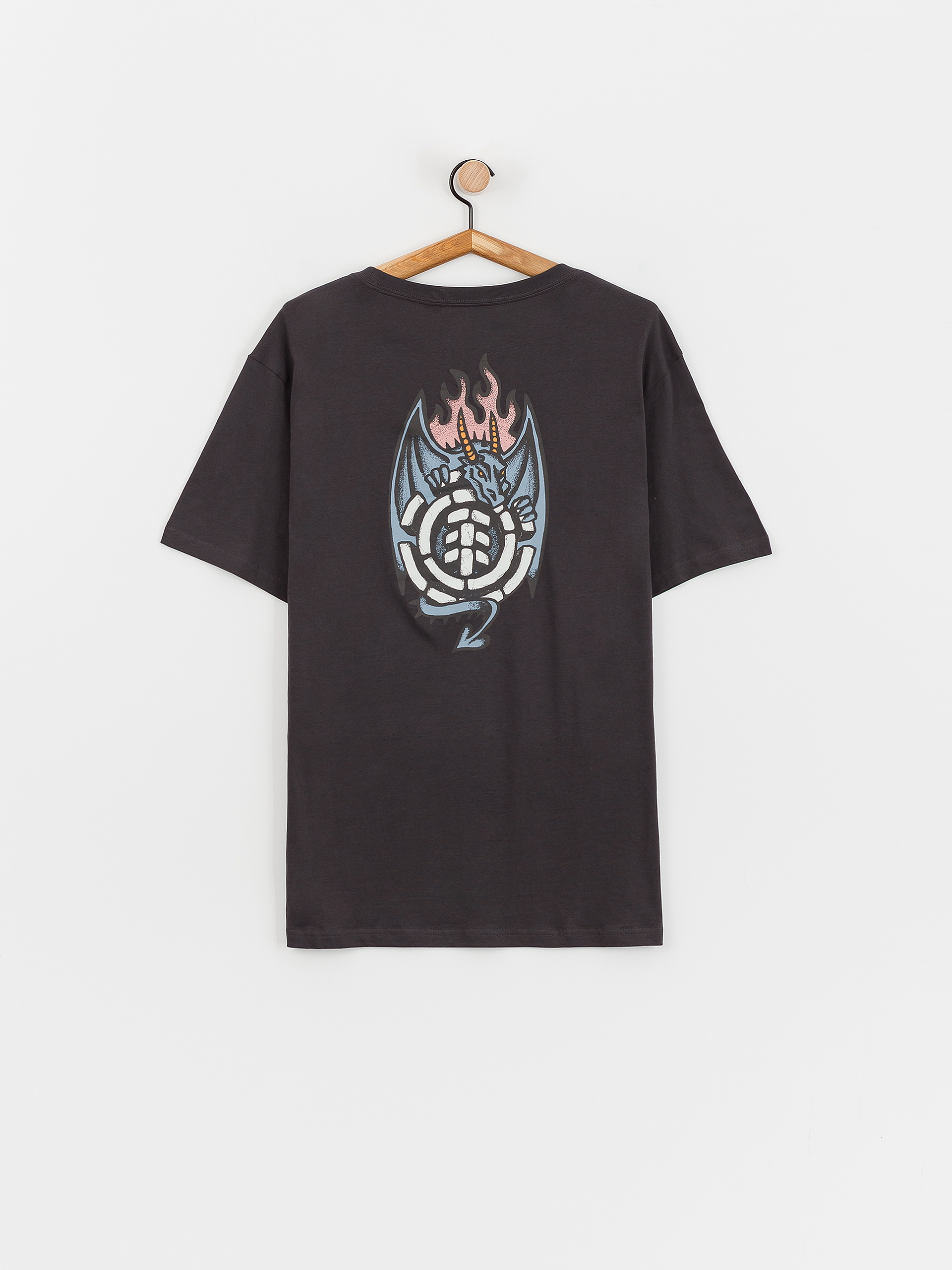 Tricou Element Dragon (off black)