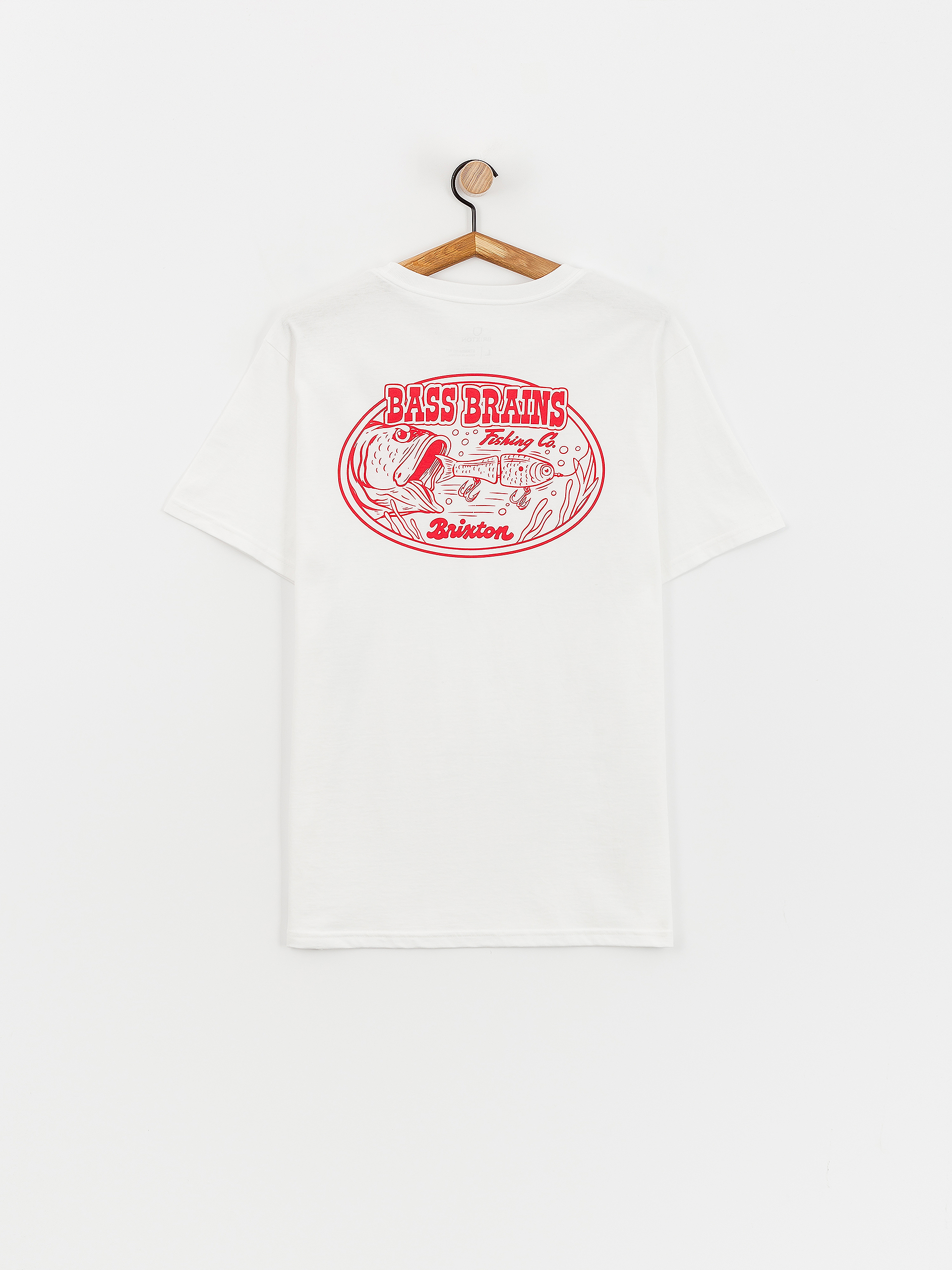 Tricou Brixton Bass Brains Swim Stt (white)