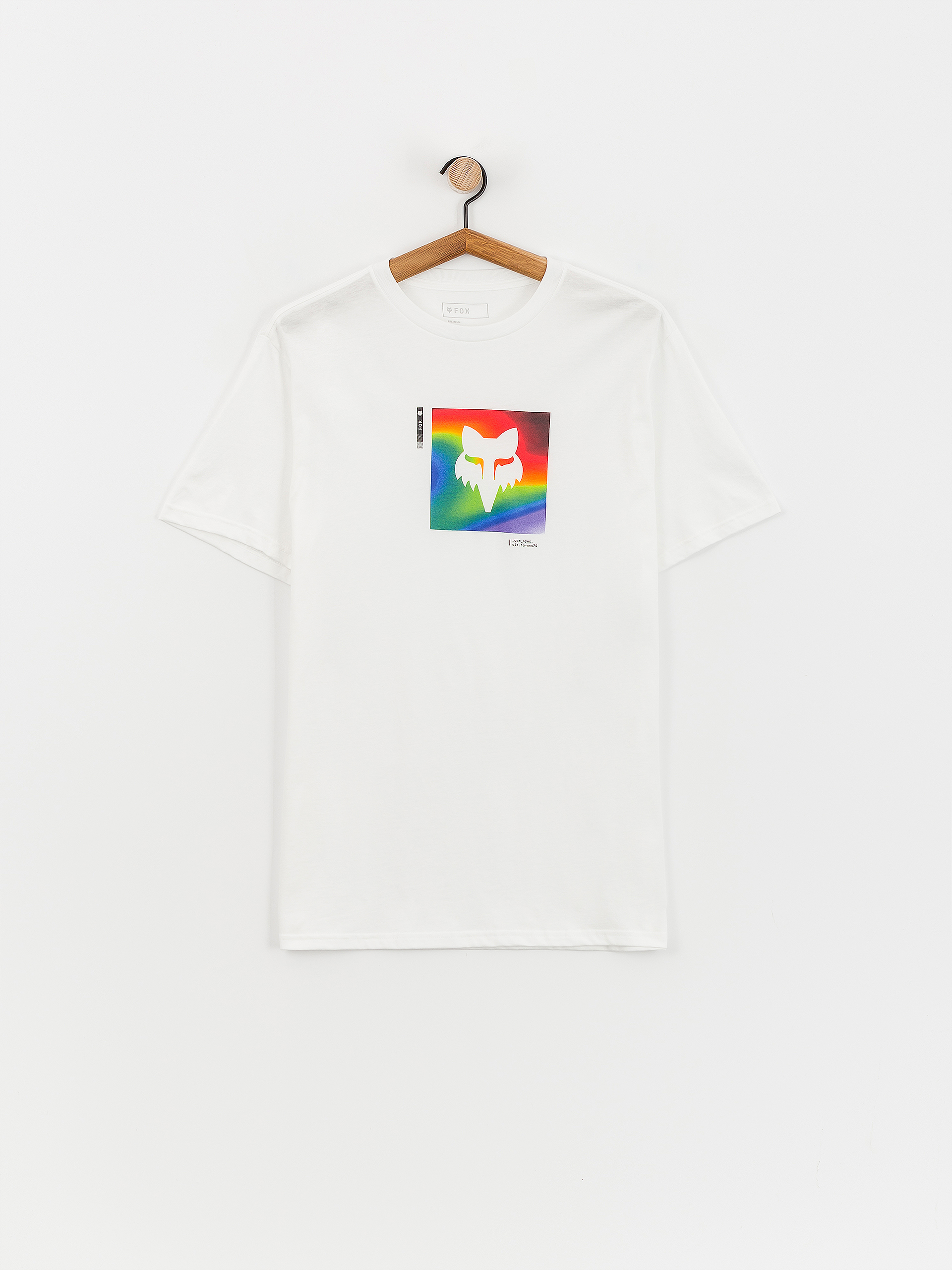 Tricou Fox Scans Prem (optic white)