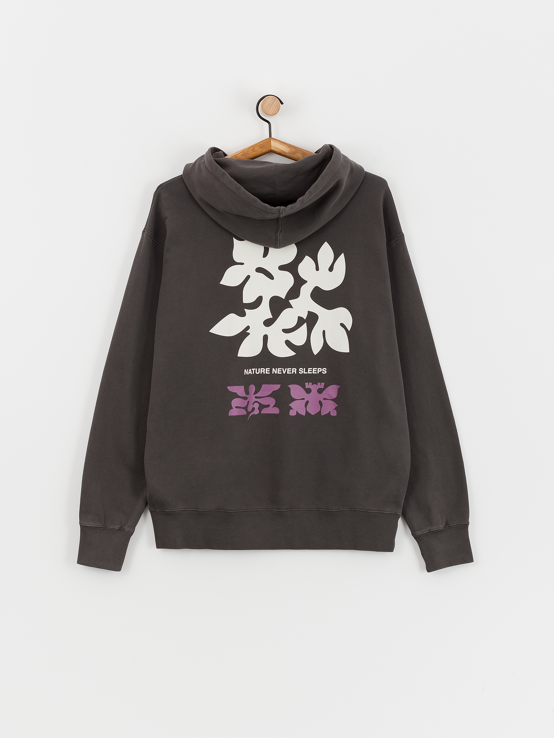 Hanorac cu glugă Element Texture HD (off black)