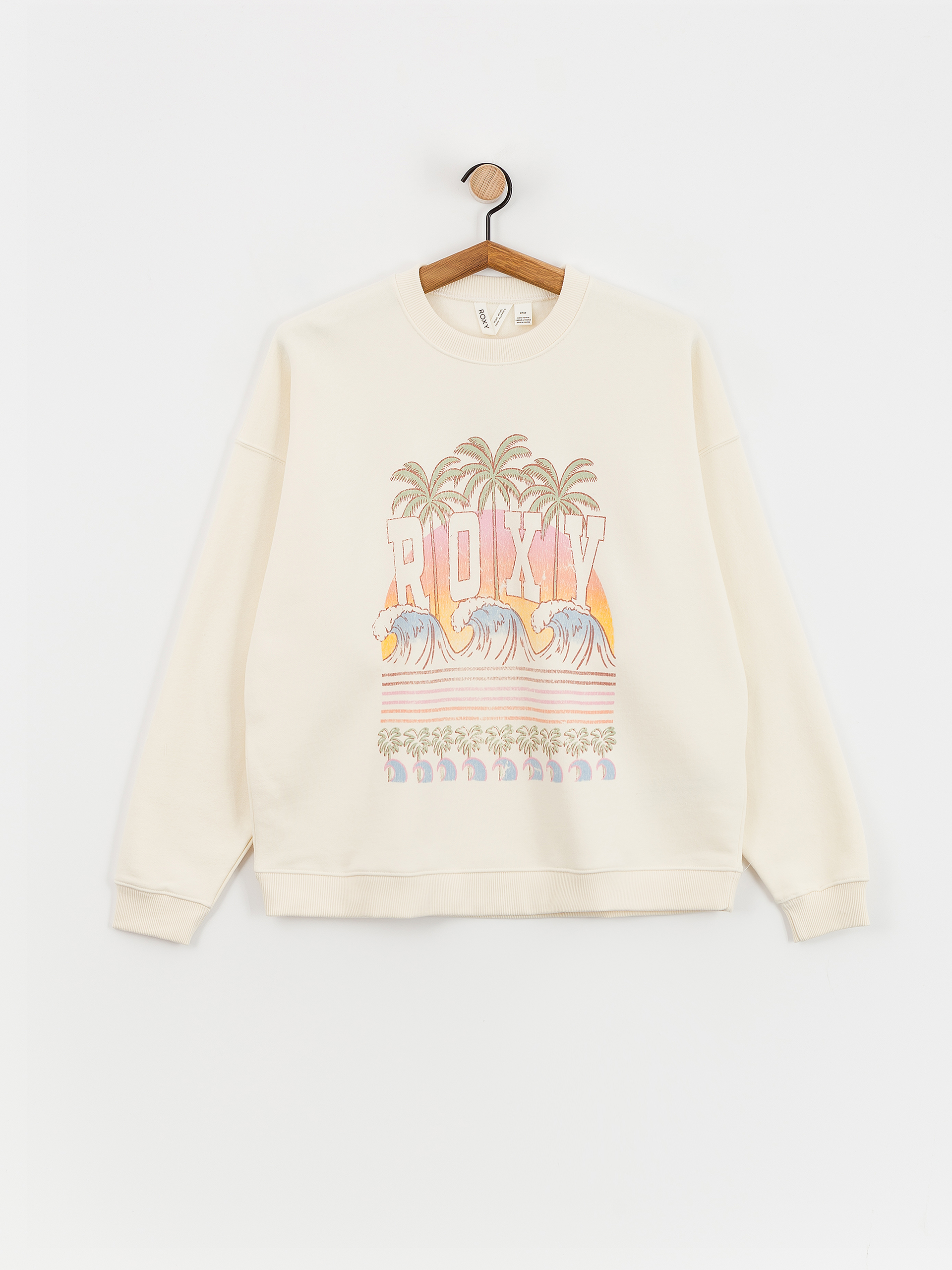 Hanorac Roxy Lineup Oversized Crew Wmn (egret)