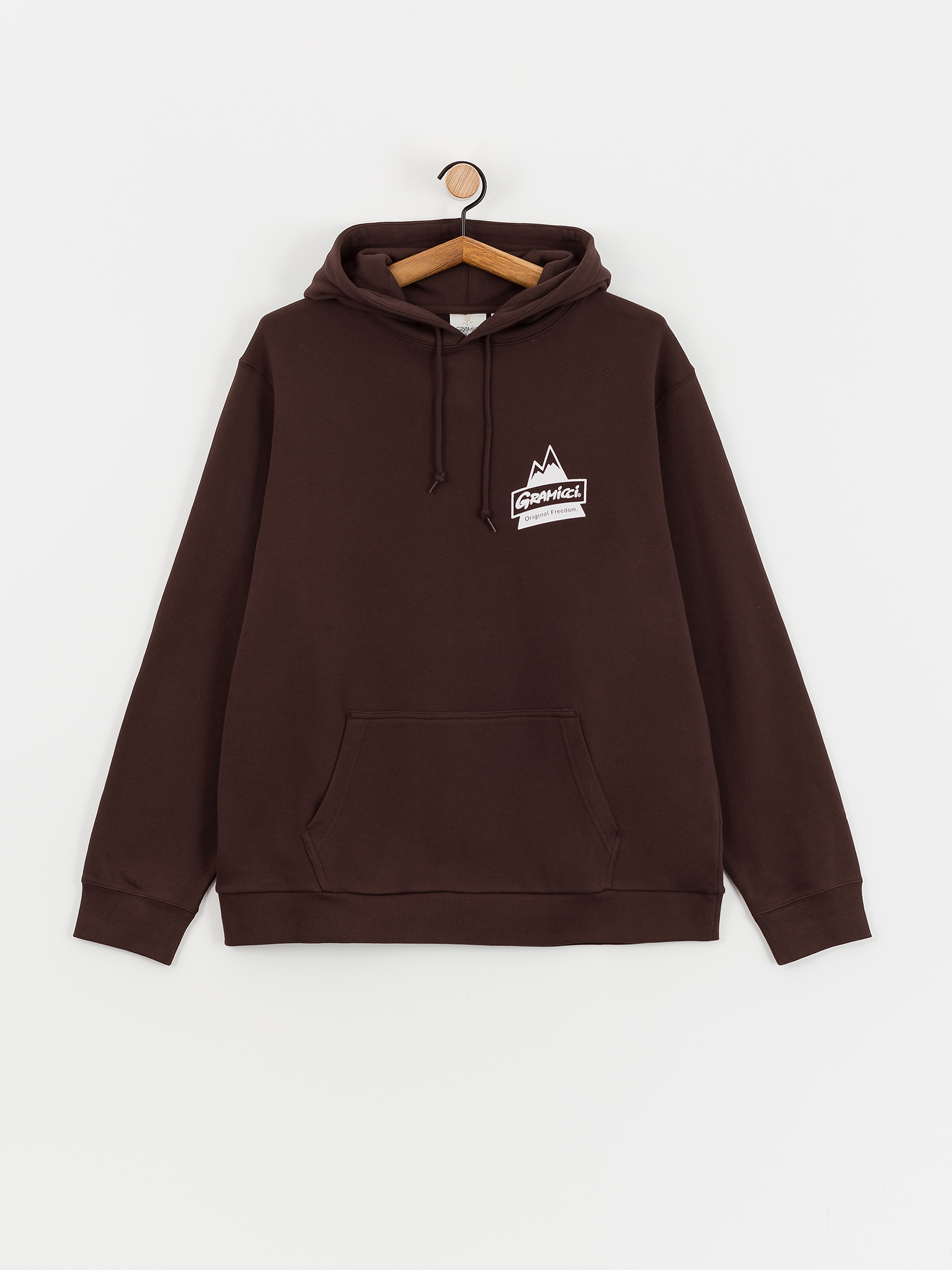 Hanorac cu glugă Gramicci Peak HD (deep brown)