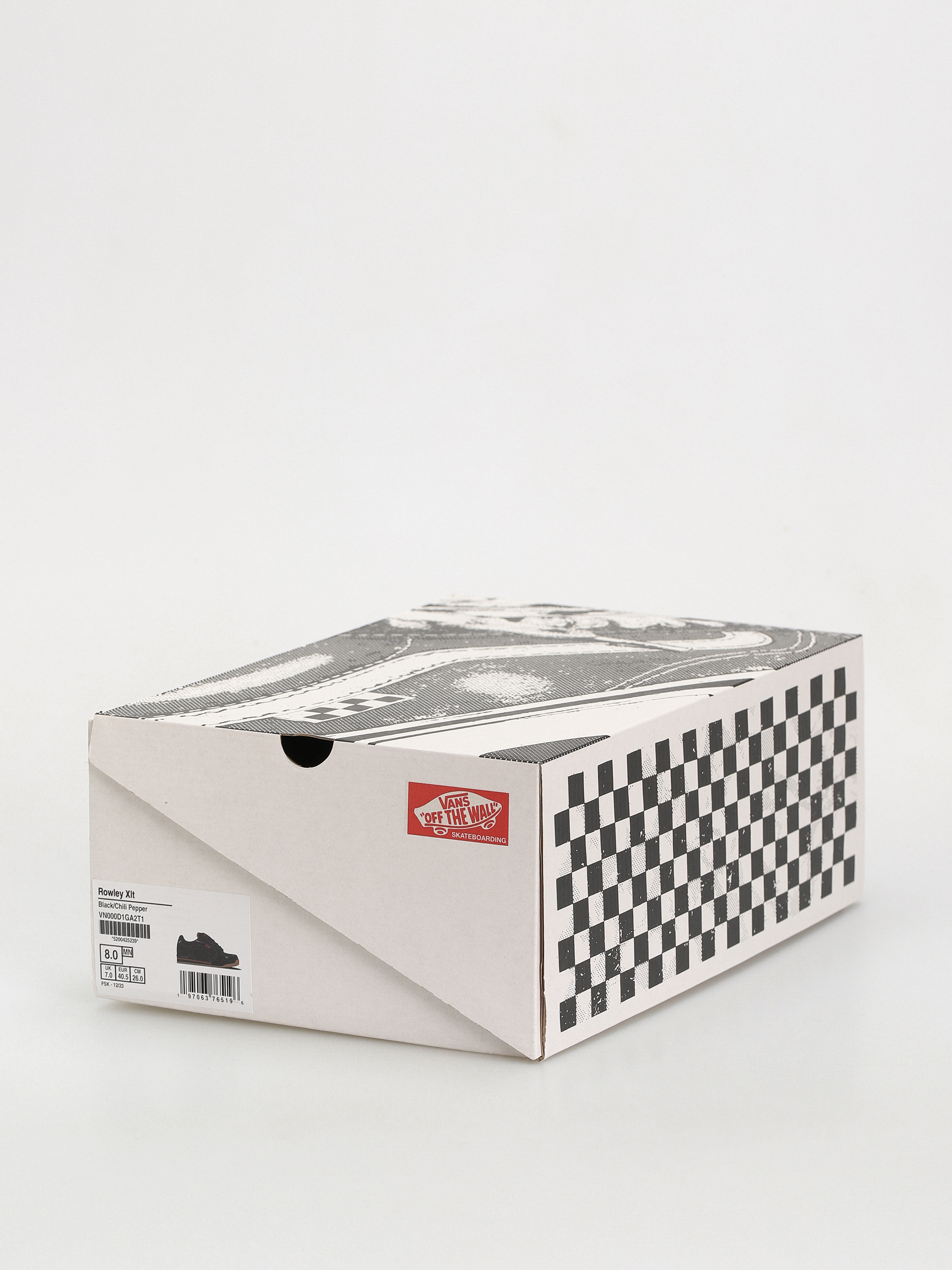 Pantofi Vans Rowley Xlt (black/chili pepper)