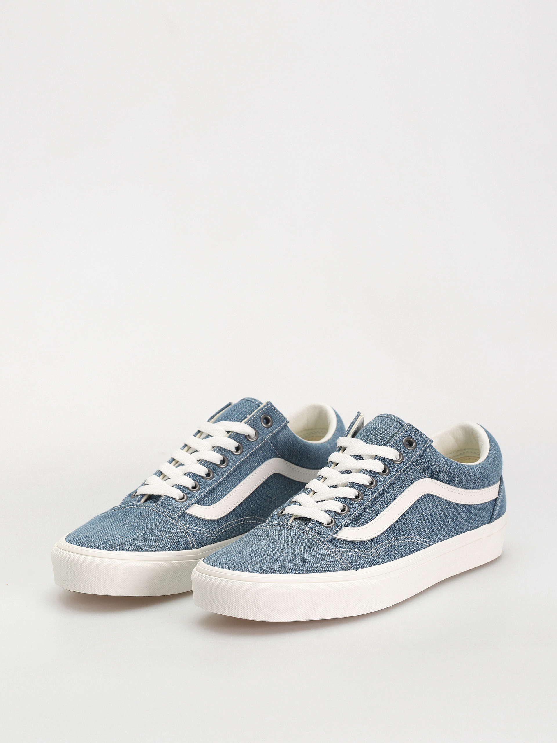 Pantofi Vans Old Skool (threaded denim blue/white)