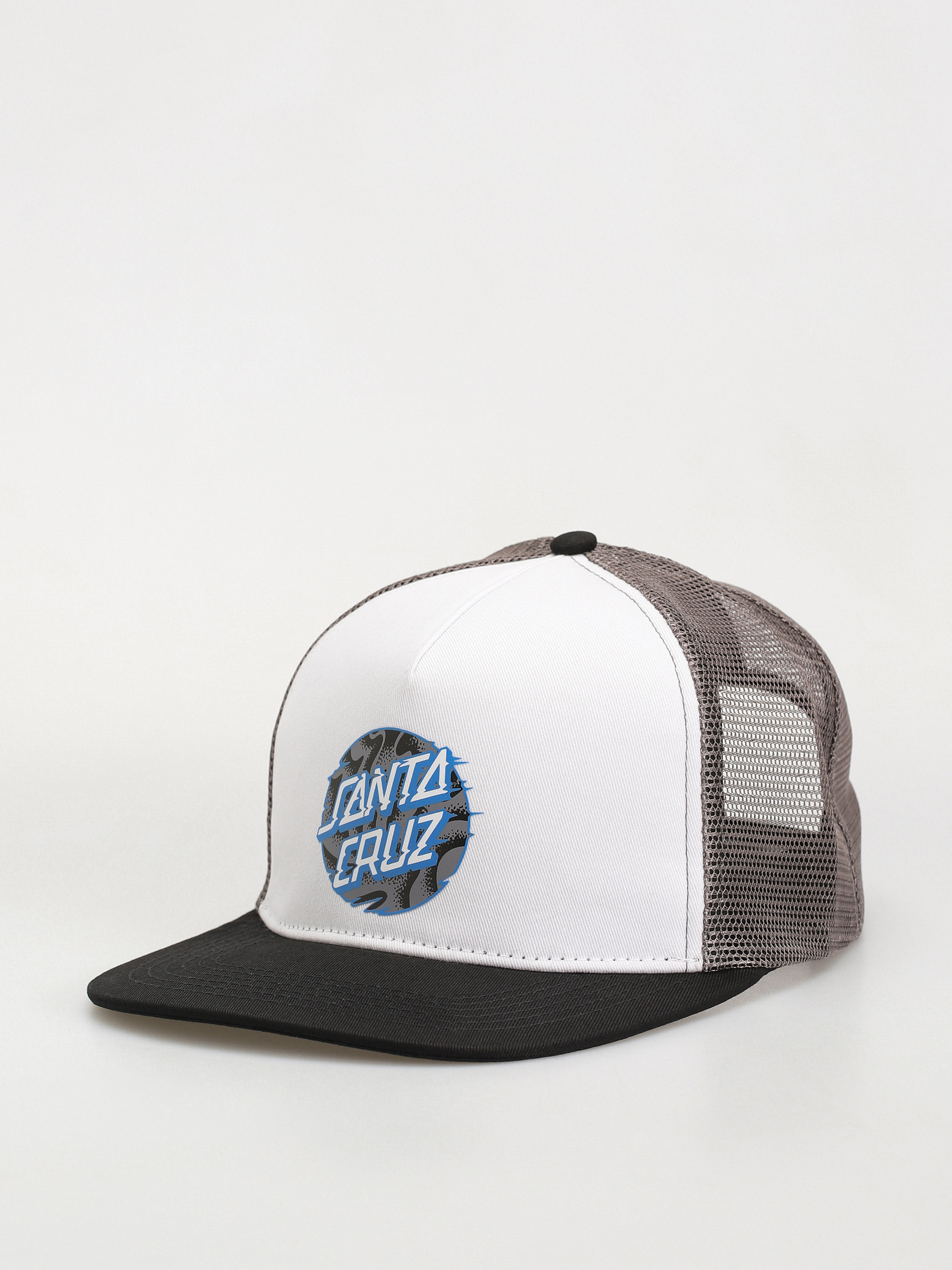 Șapcă Santa Cruz Vivid Slick Dot Meshback (white/grey)