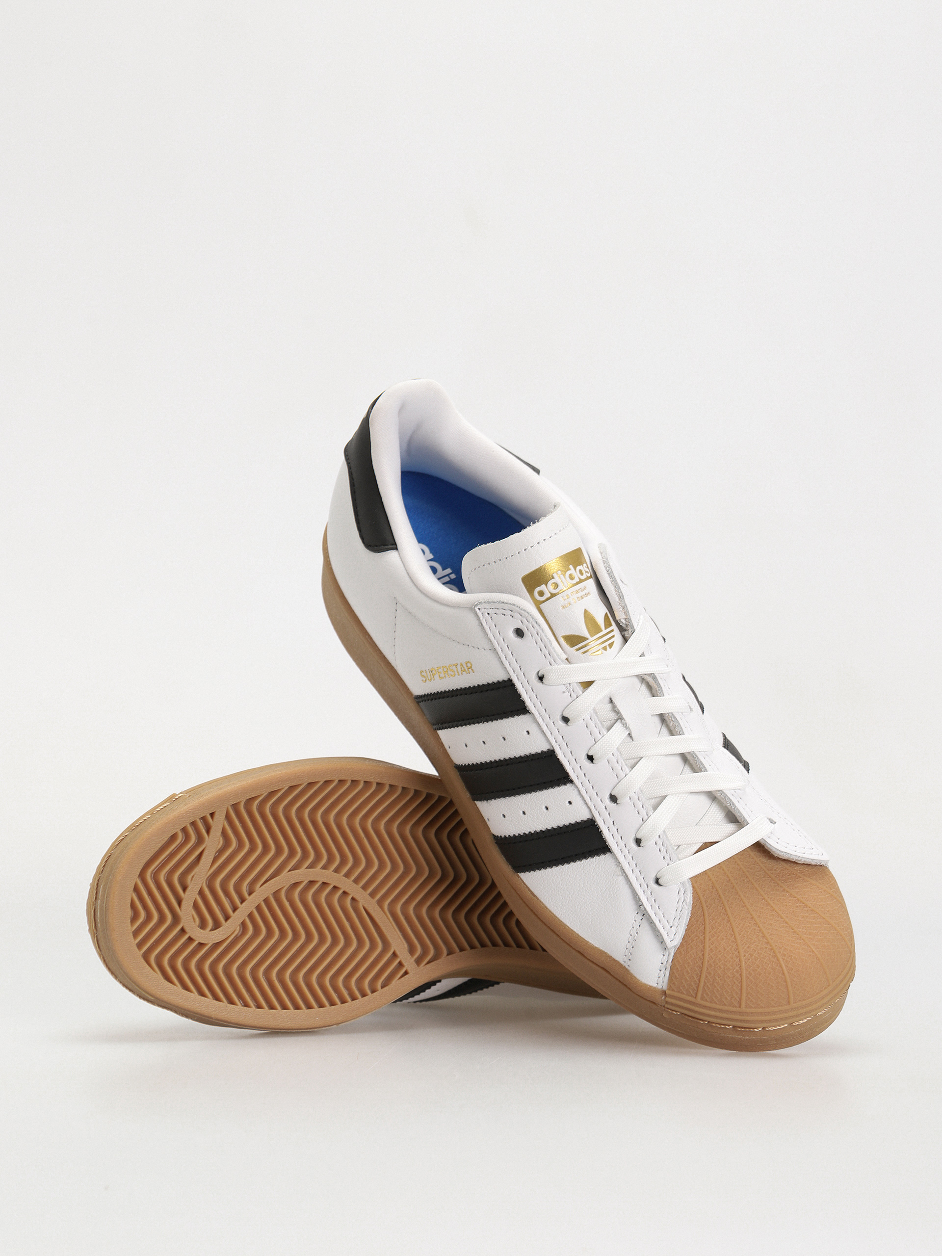Pantofi adidas Superstar ADV - maro (ftwwht/cblack/gum4)