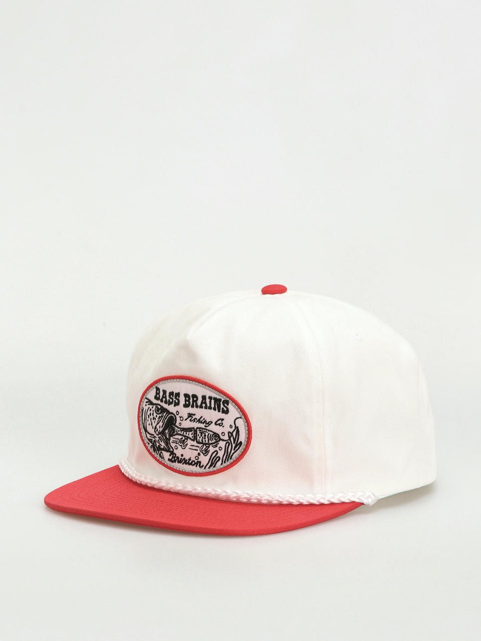 Șapcă Brixton Bass Brains Swim Hp Snapback (white/red)