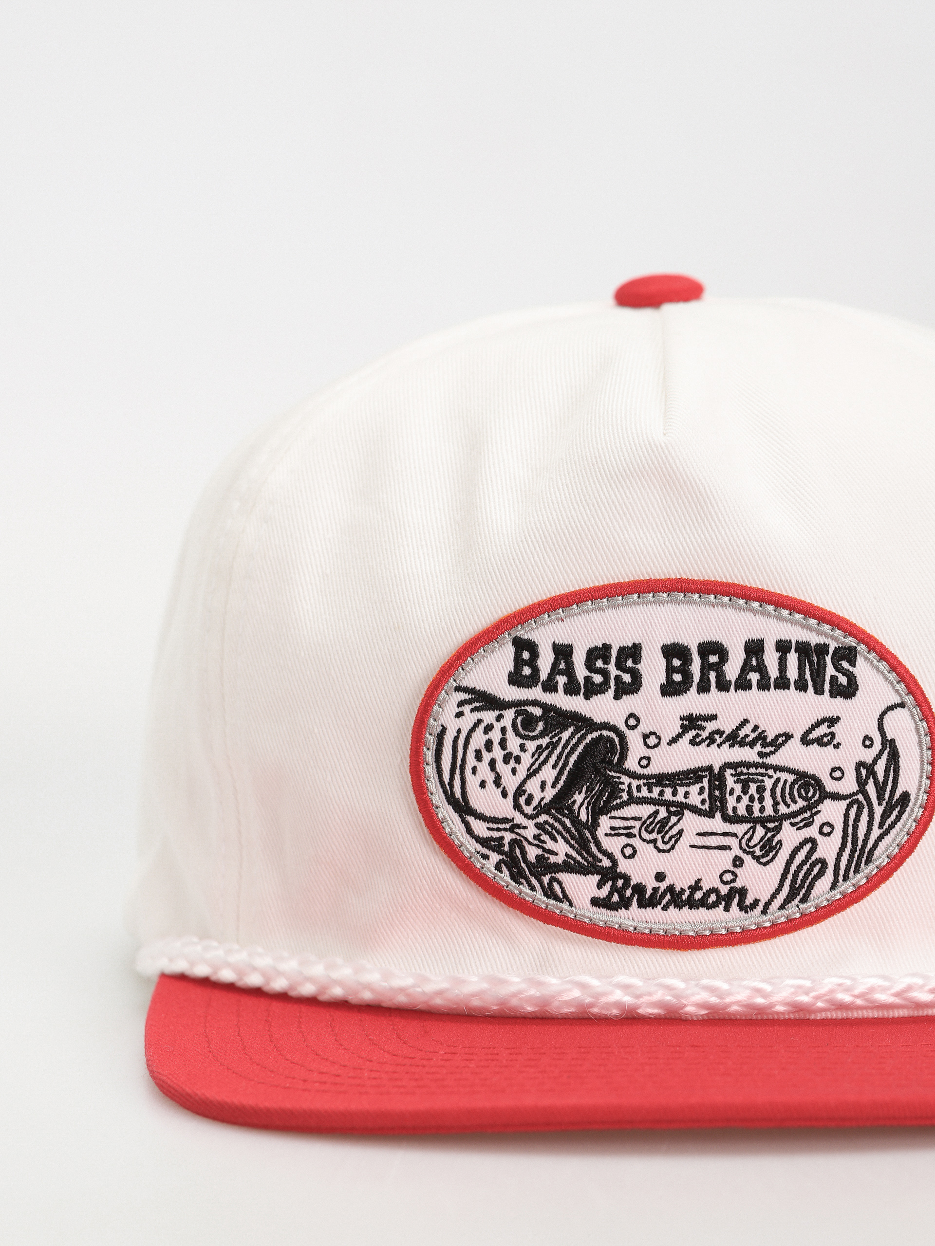 Șapcă Brixton Bass Brains Swim Hp Snapback (white/red)