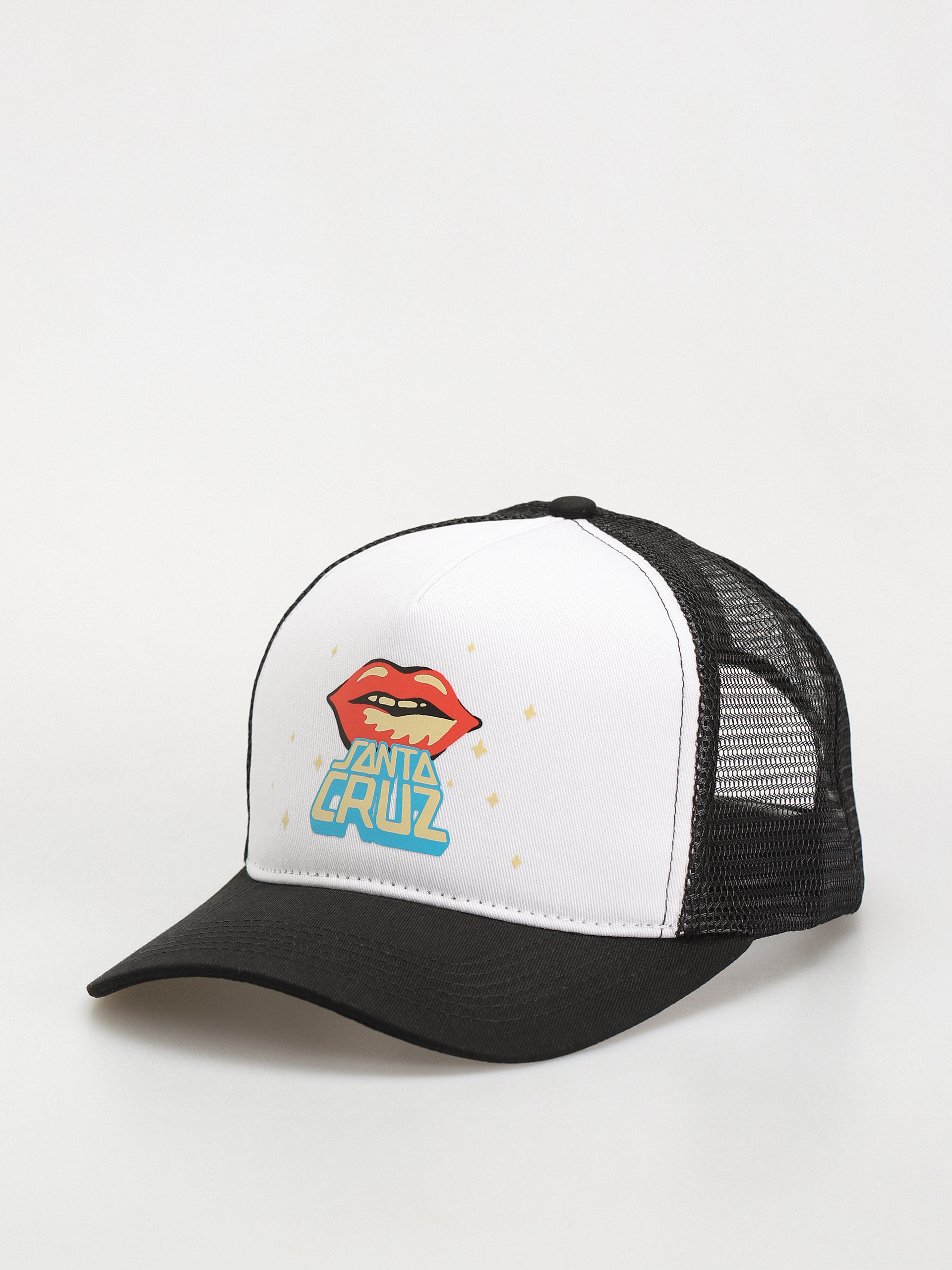 Șapcă Santa Cruz Johnson Danger Zone Lips (white/black)