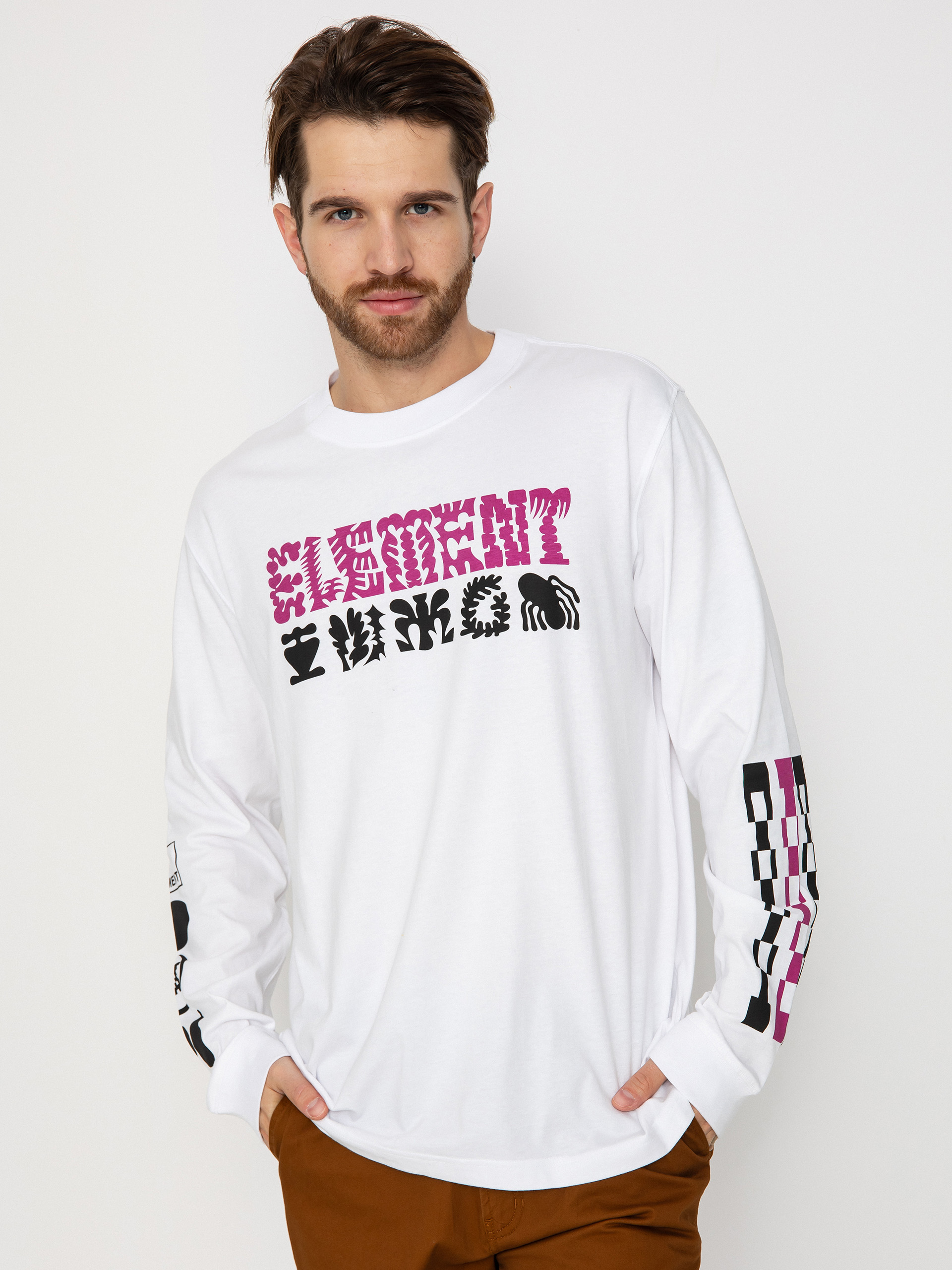 Longsleeve Element Awake (optic white)