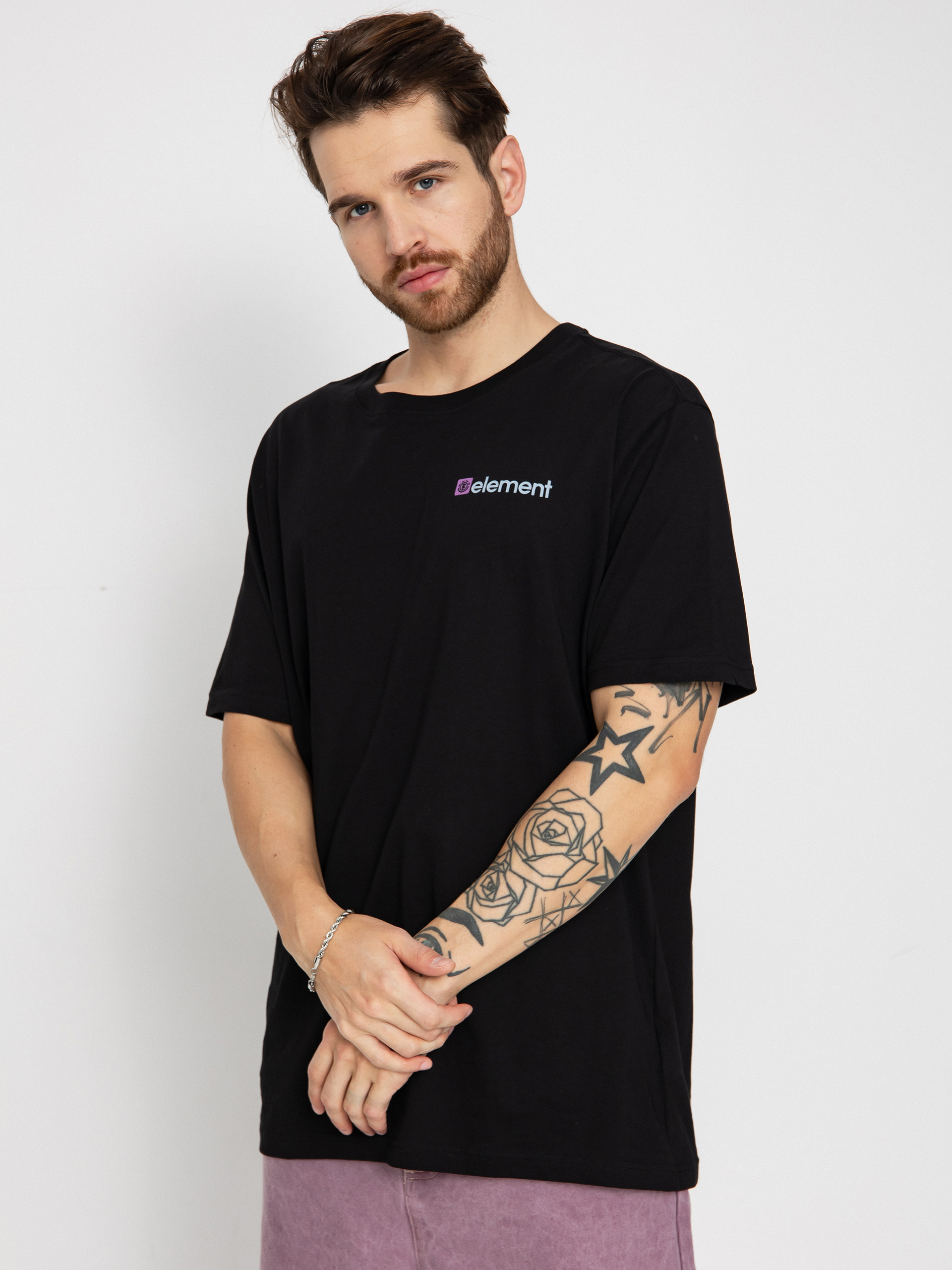 Tricou Element Joint Cube (flint black)