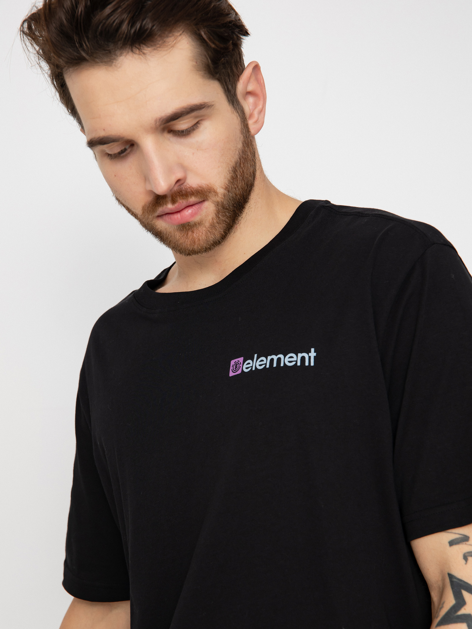 Tricou Element Joint Cube (flint black)