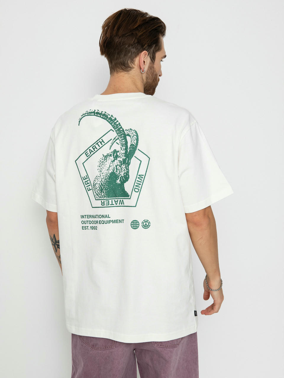 Tricou Element Horned Outlook (egret)