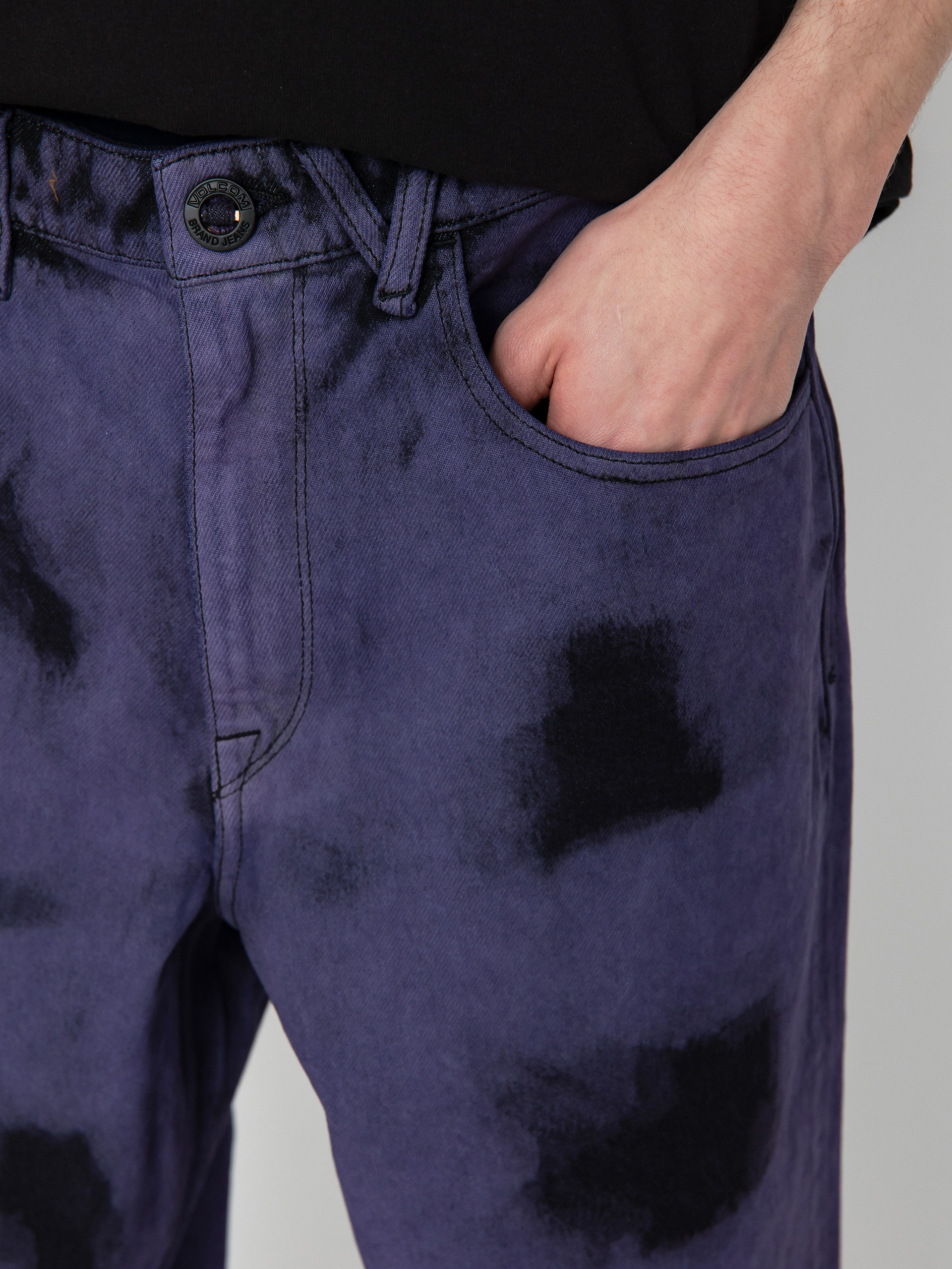 Pantaloni Volcom Billow Denim (deep purple)