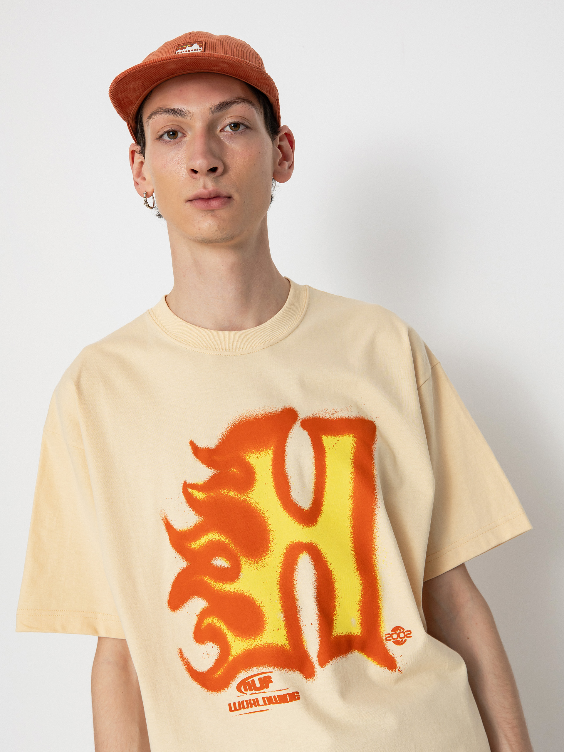 Tricou HUF Heat Wave (wheat)