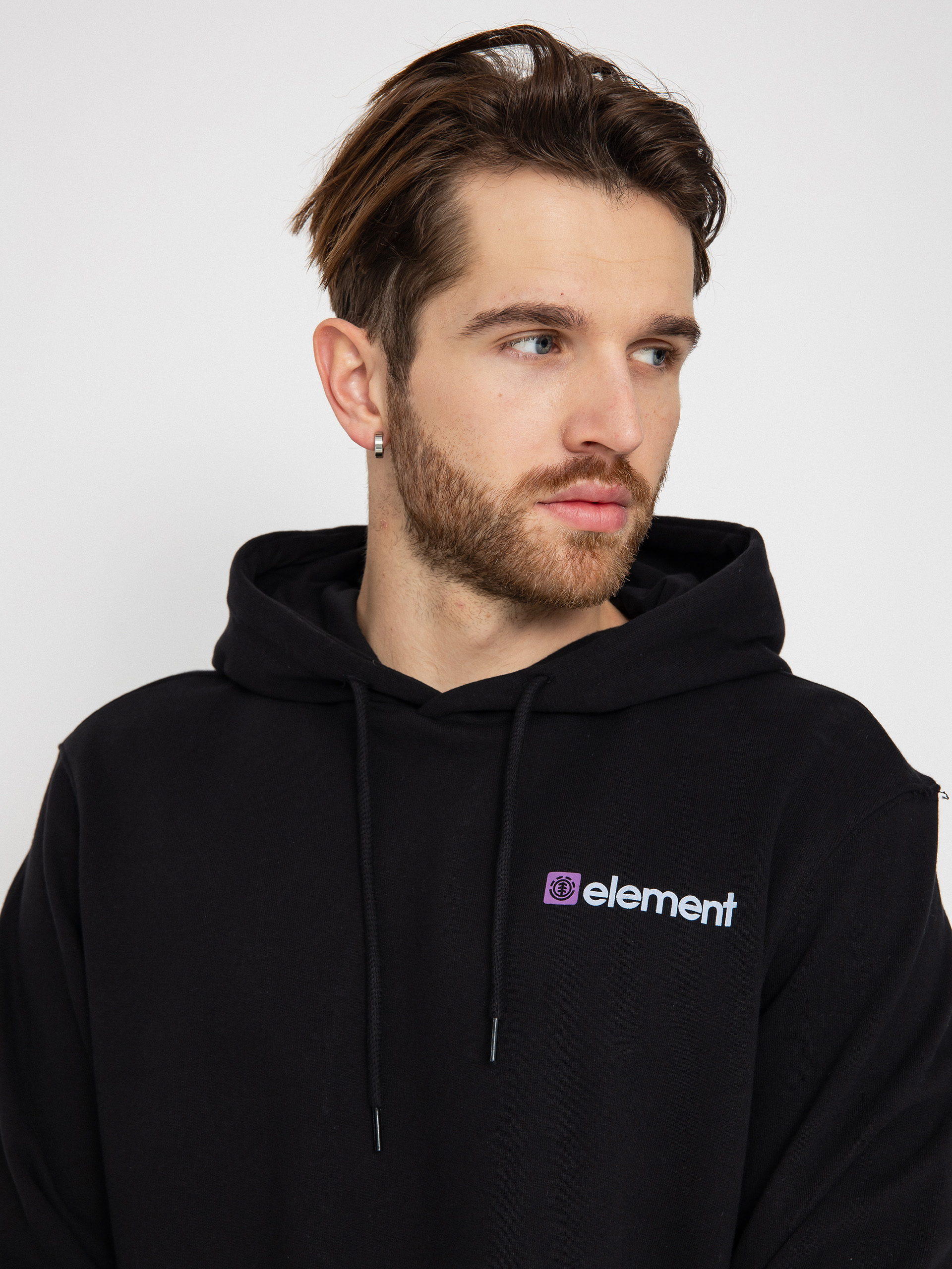 Hanorac cu glugă Element Joint Cube HD (flint black)