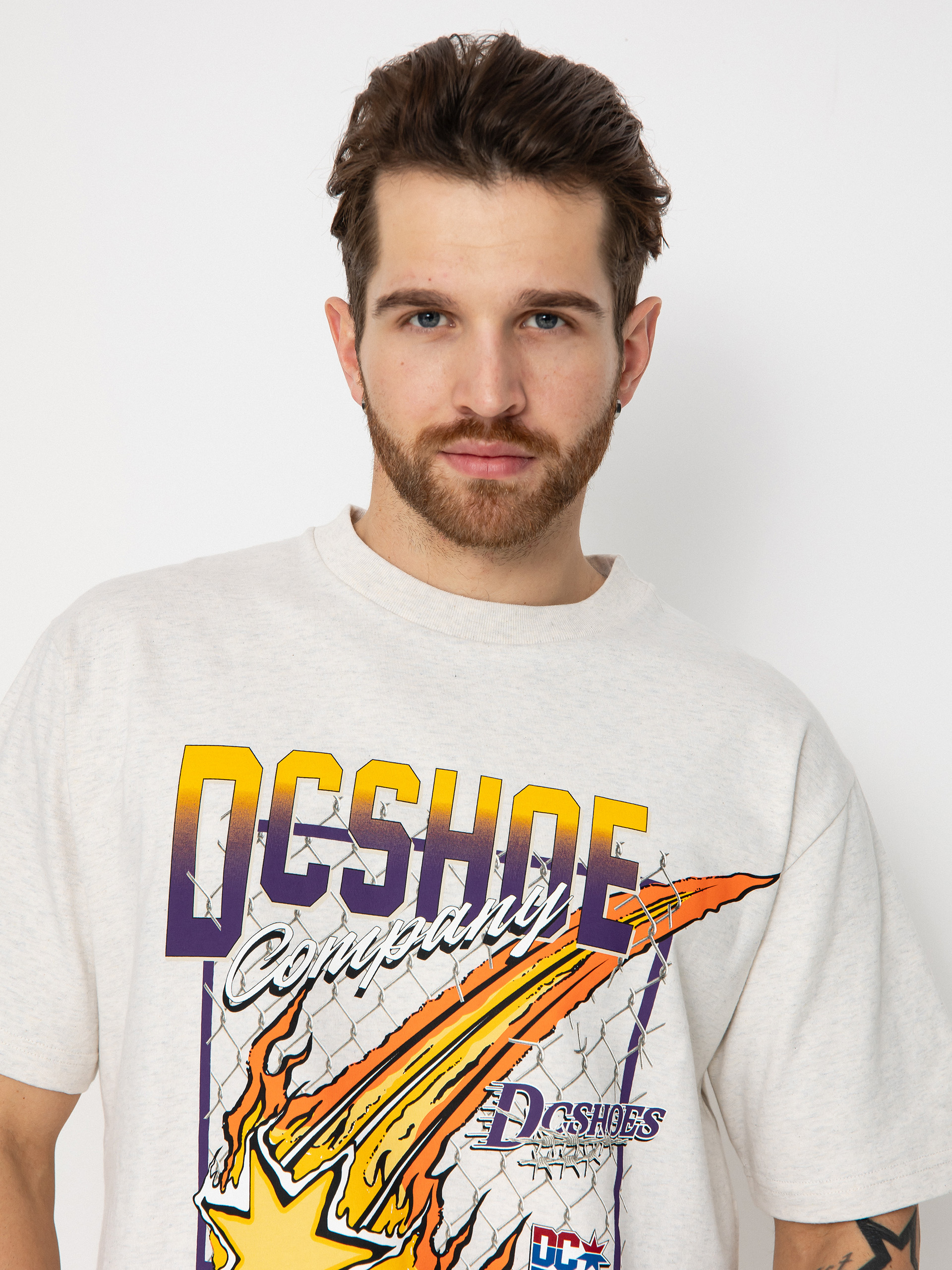 Tricou DC Showtime (snow heather)