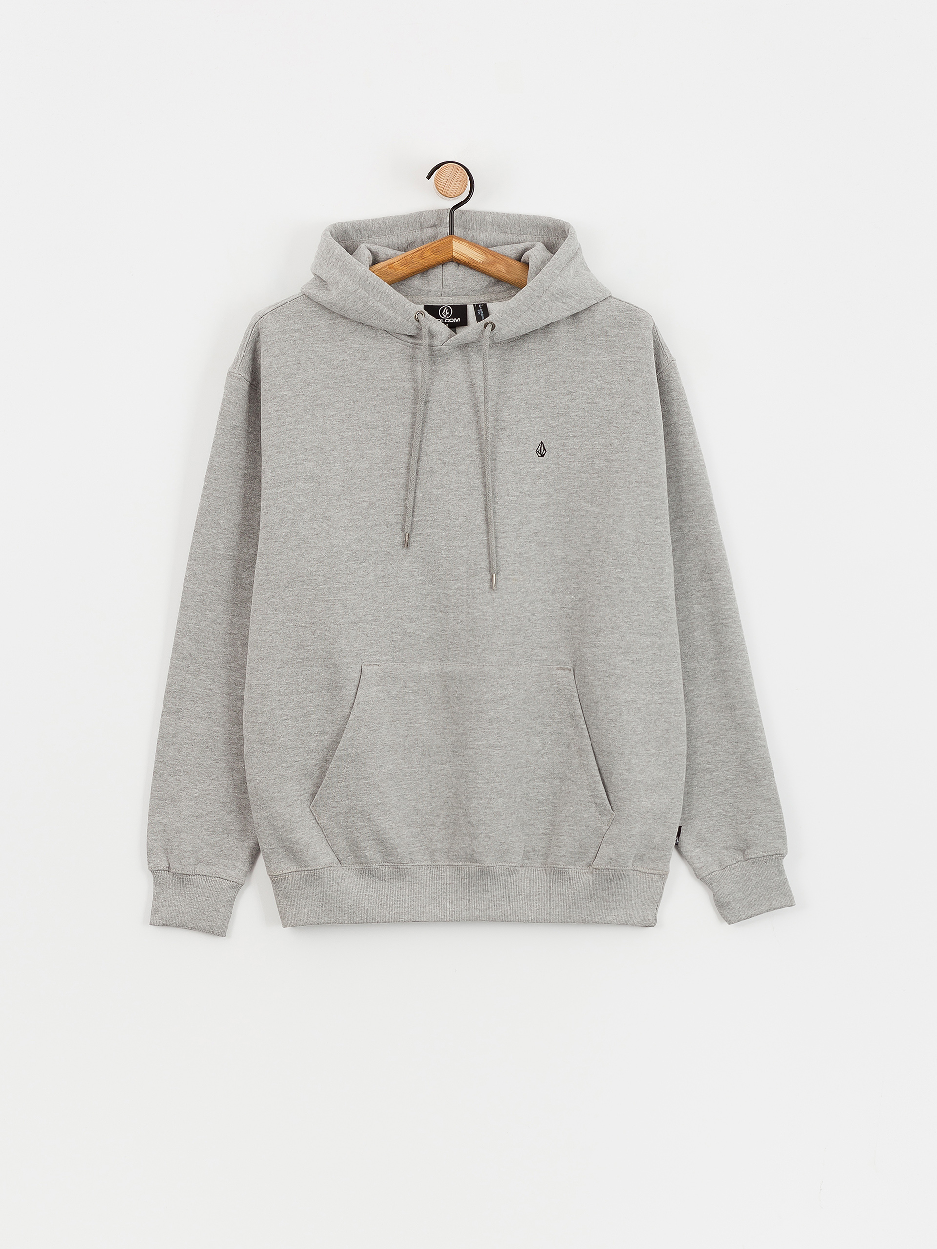 Hanorac cu glugă Volcom Single Stone HD (heather grey)