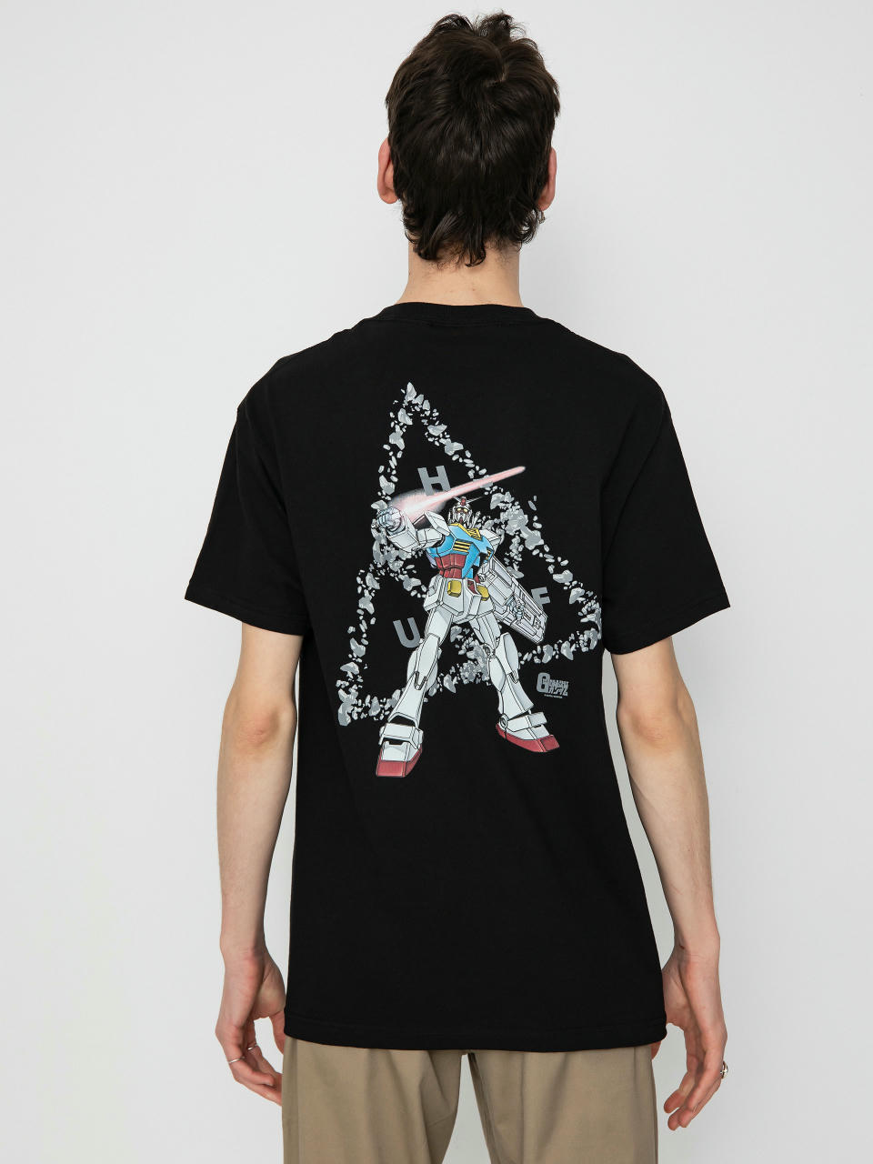 Tricou HUF X Gundam Wing Gundam TT (black)