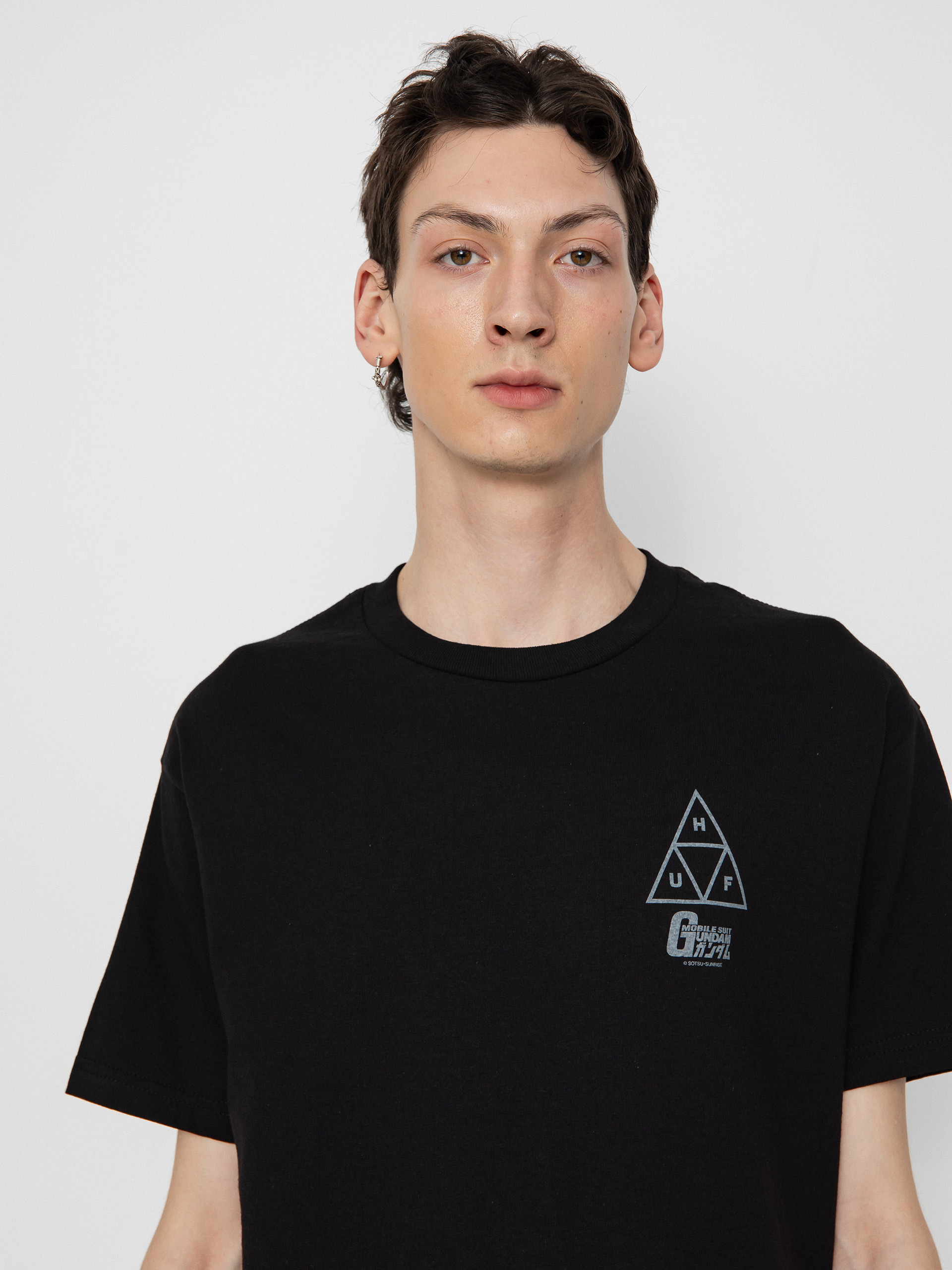 Tricou HUF X Gundam Wing Gundam TT (black)