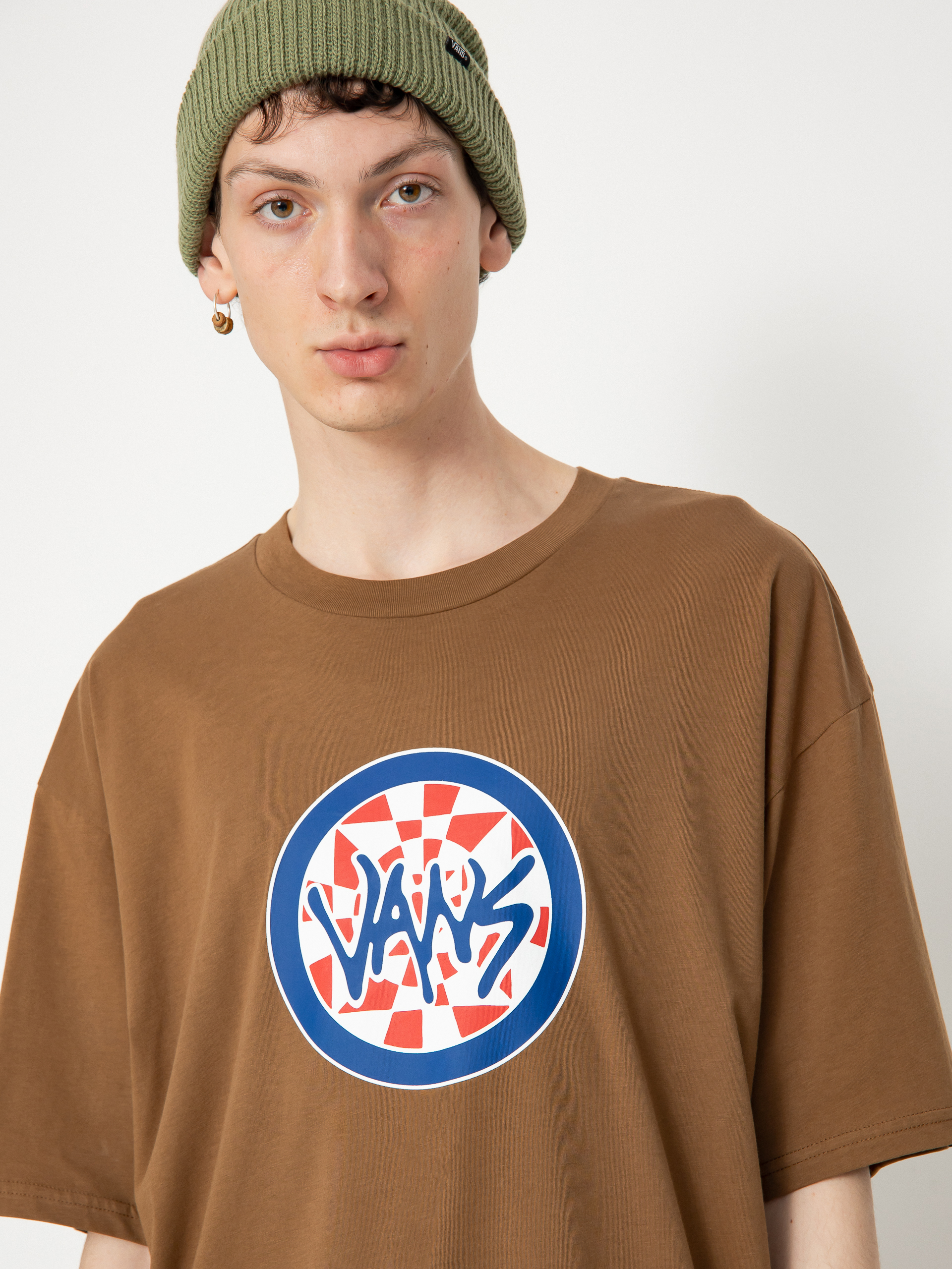 Tricou Vans Checker Icon (coffee liqueur)