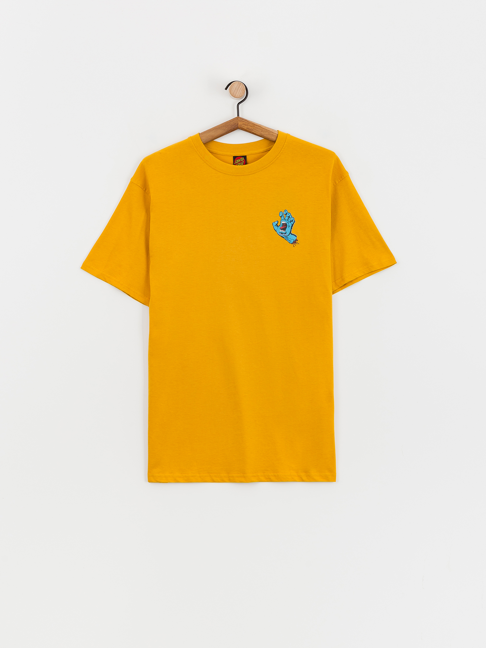Tricou Santa Cruz Screaming Hand Chest (old gold)