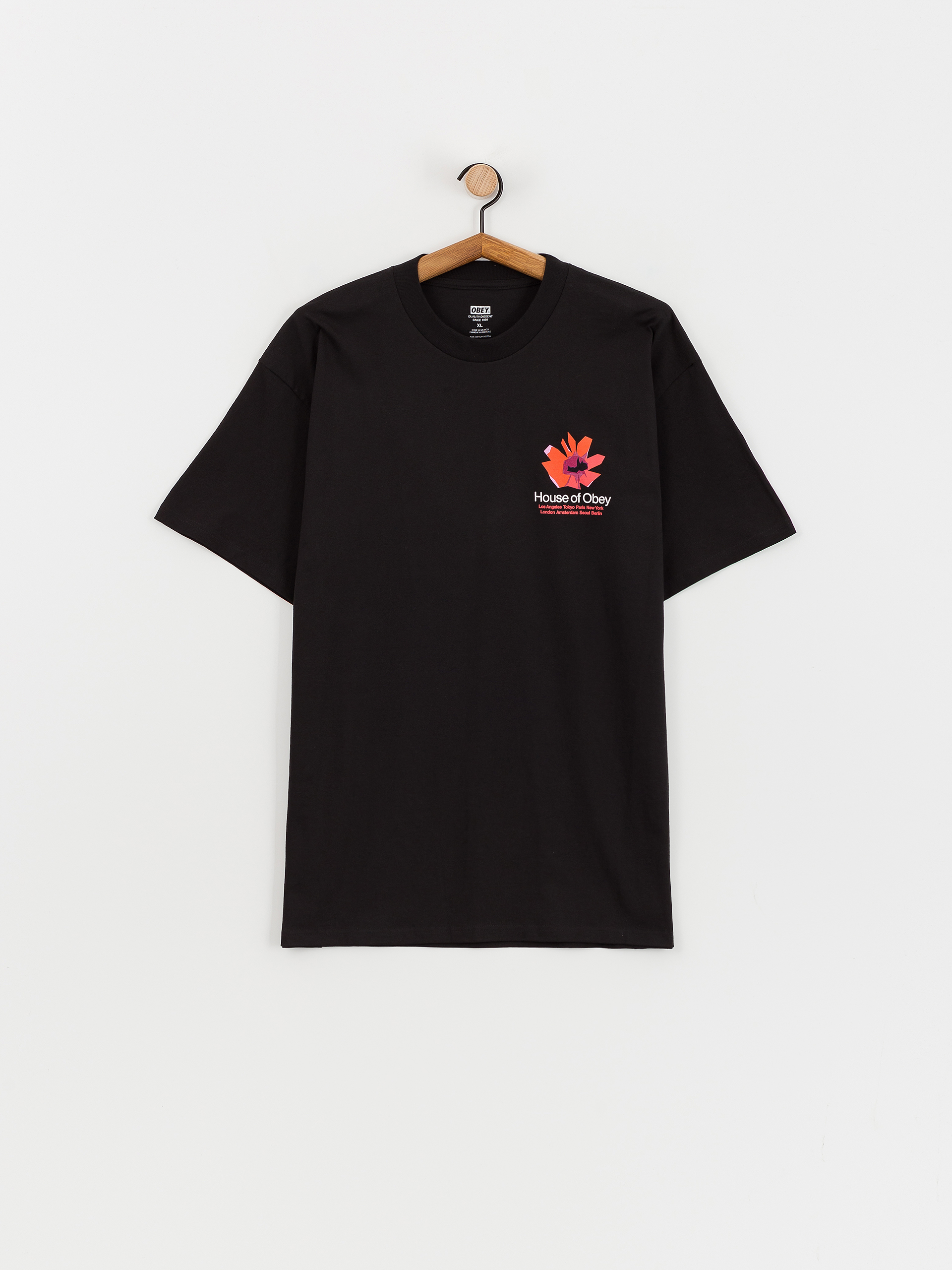 Tricou OBEY House Of Obey Floral (black)