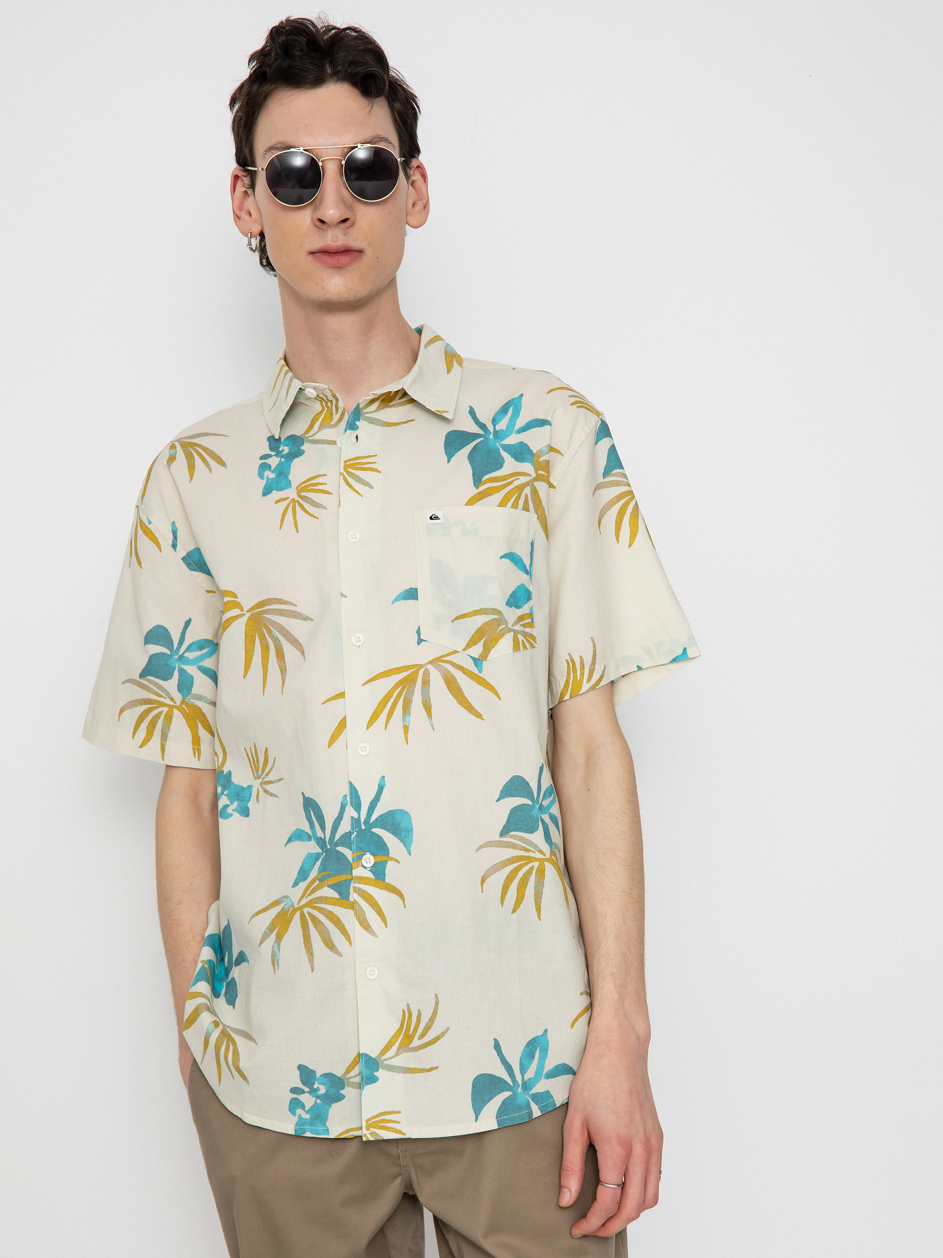 Cu0103mau0219u0103 Quiksilver Apero Classic (snow white aop mix b)