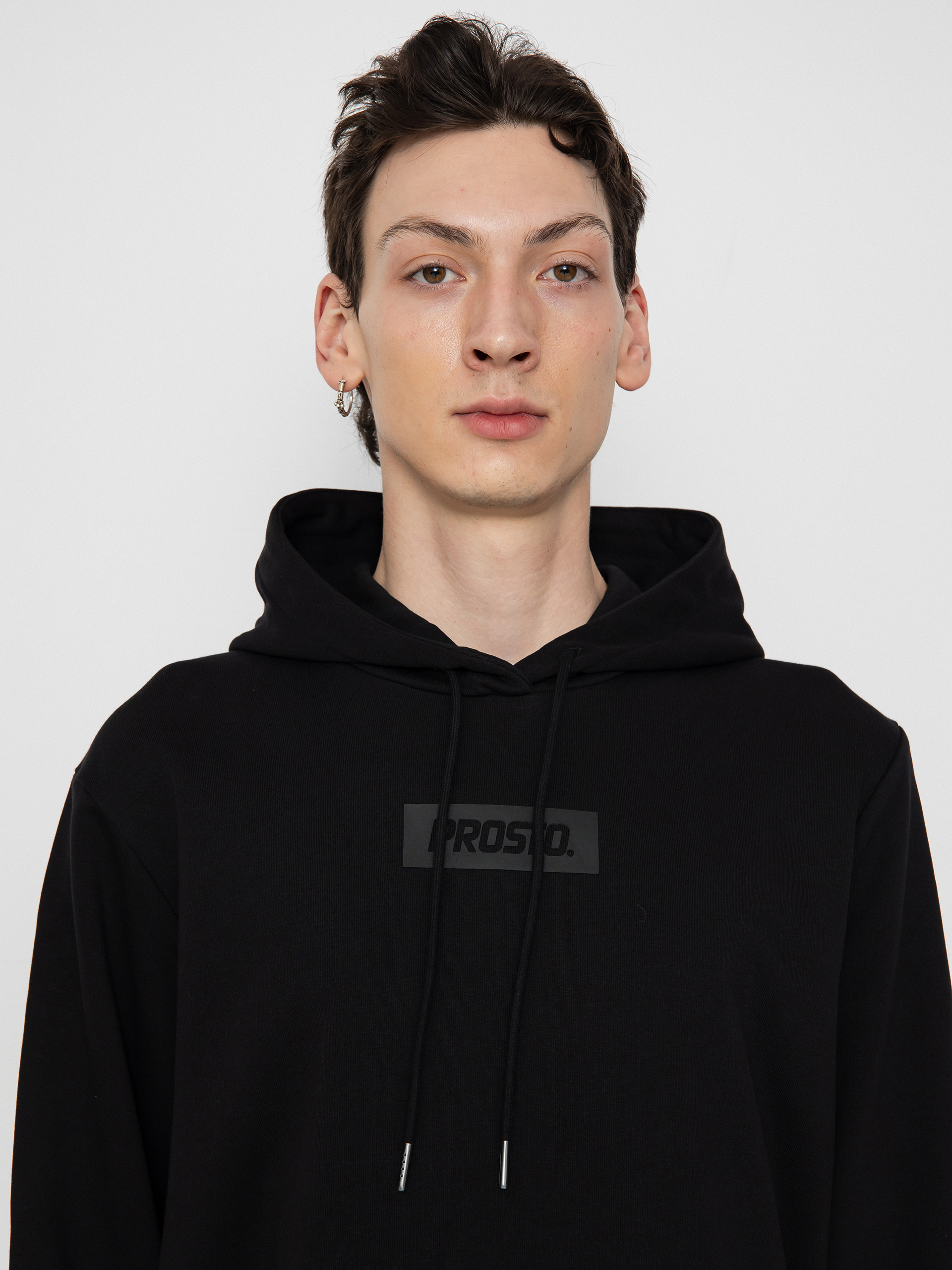 Hanorac cu glugă Prosto Abox HD (black)