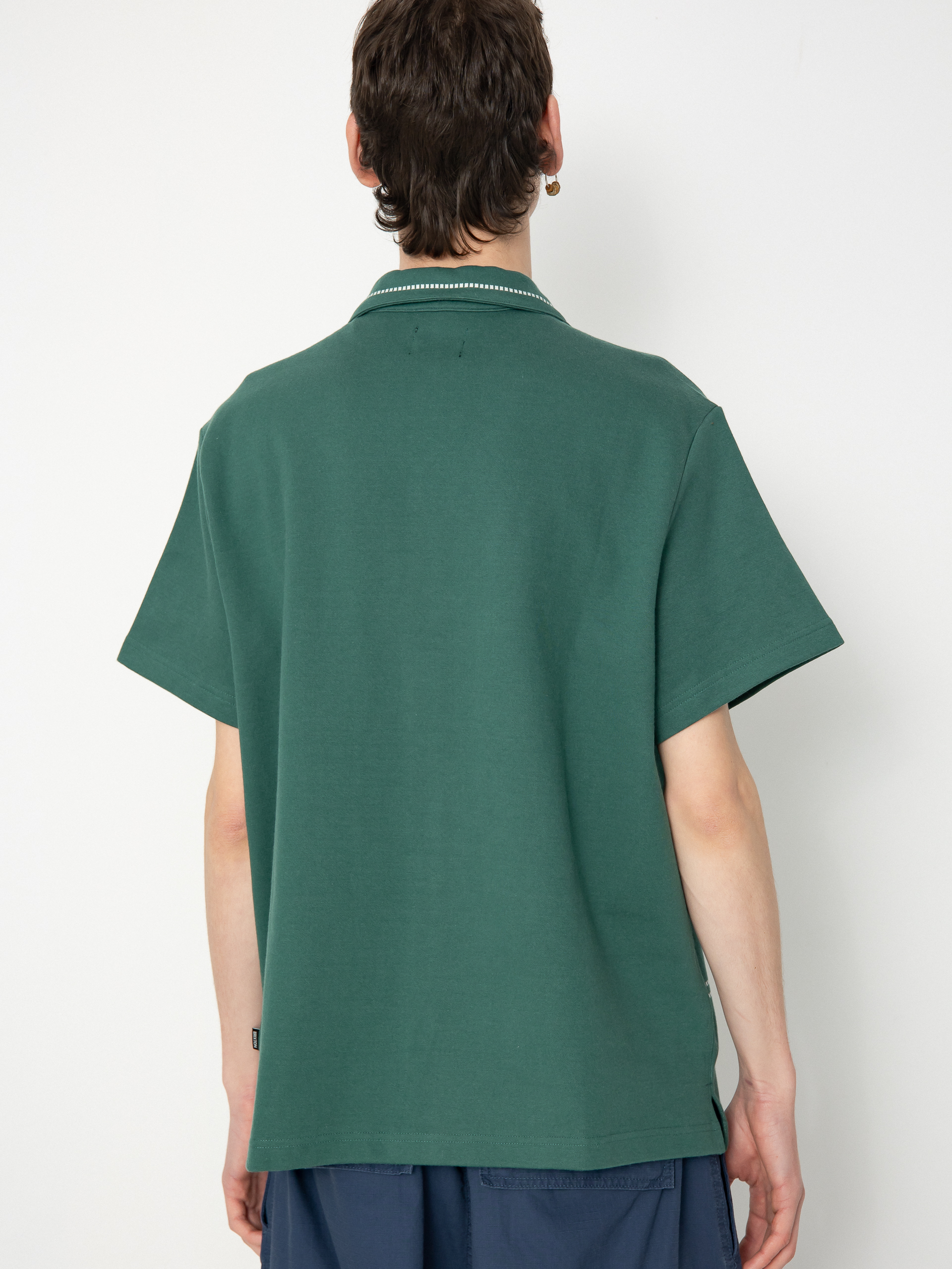 Tricou Brixton Bunker Jacquard (trekking green)