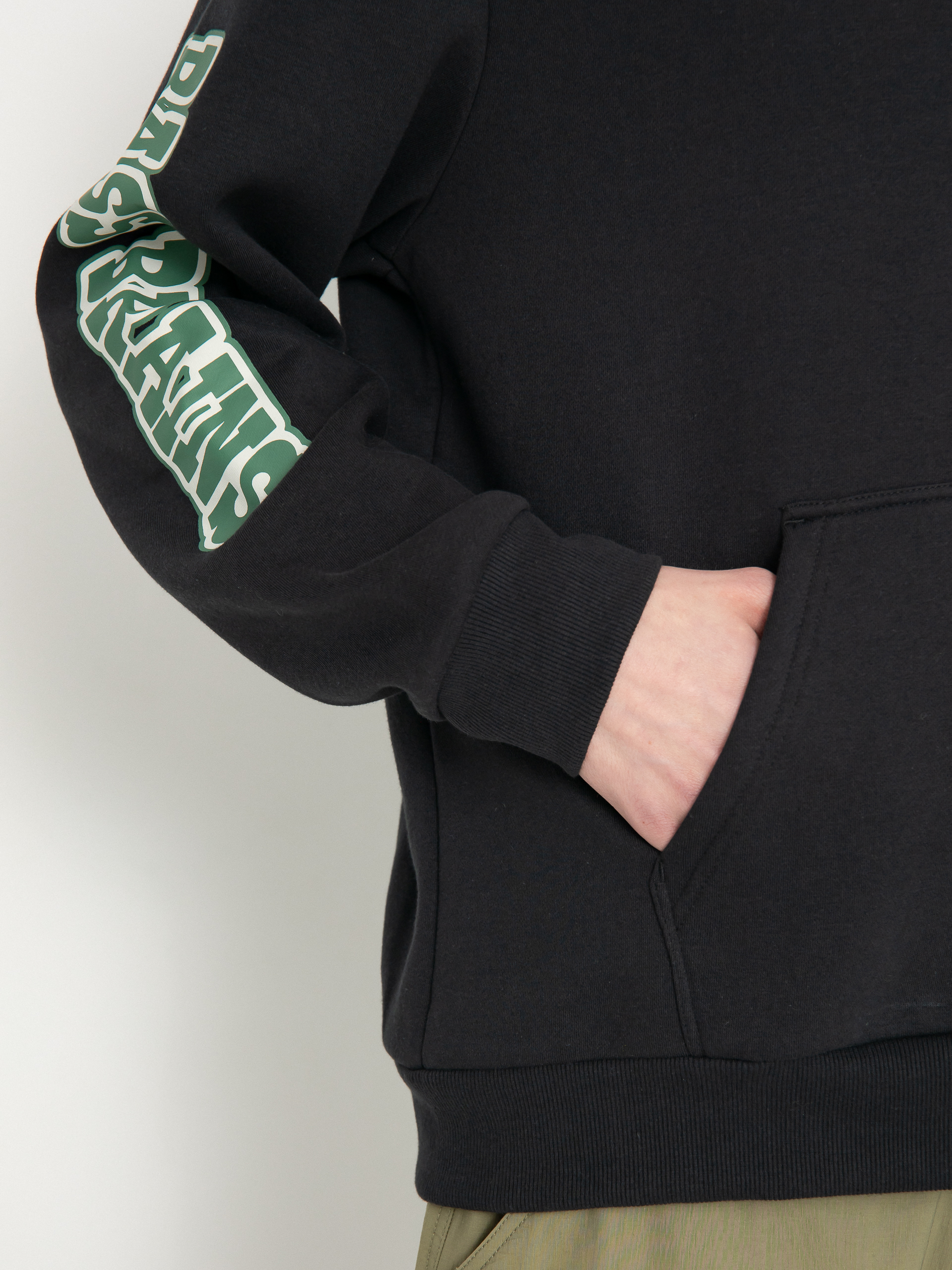 Hanorac cu glugă Brixton Bass Brains Swim HD (black)