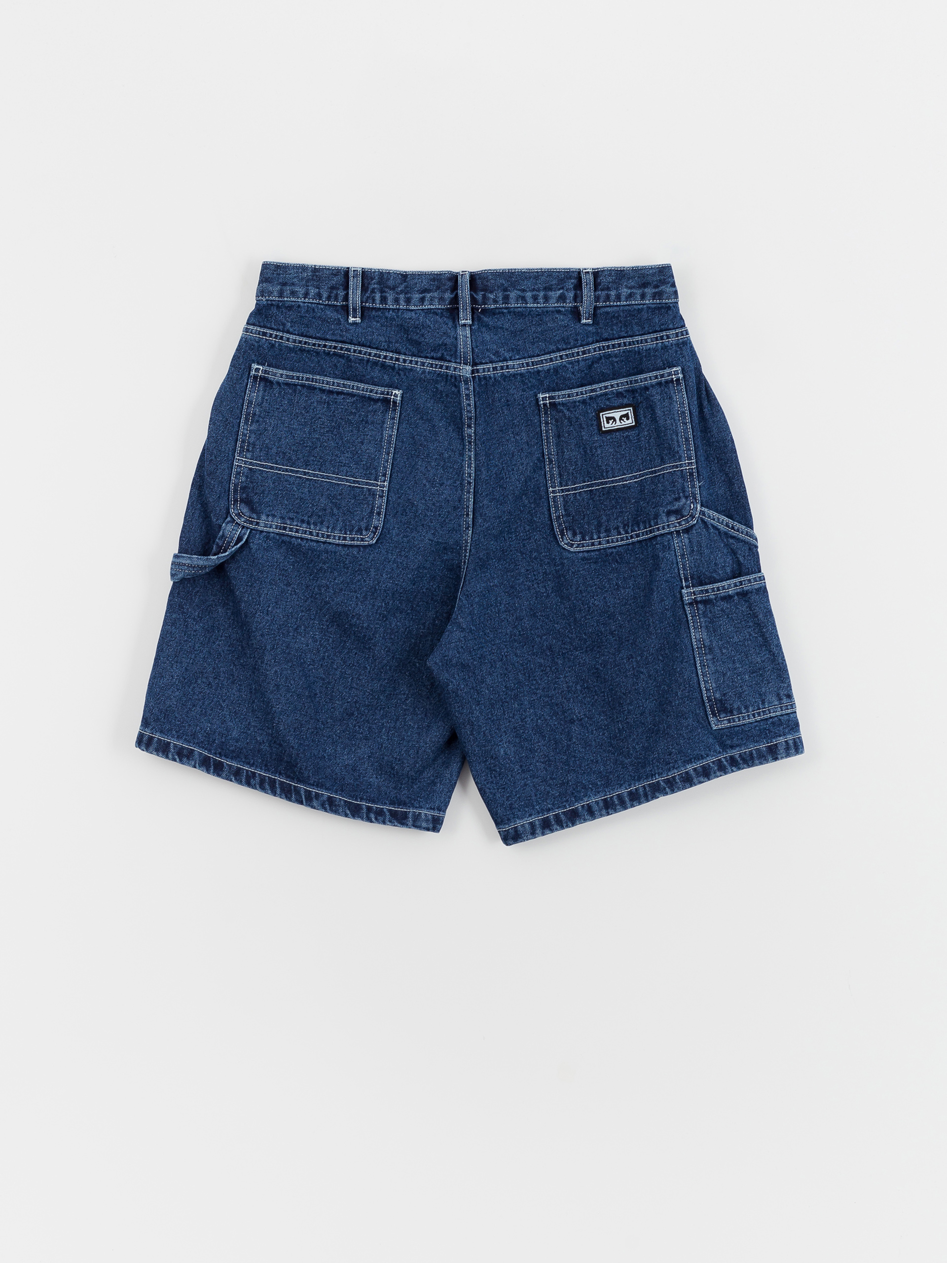 Șort OBEY Bigwig Denim Carpenter (stone wash indigo)