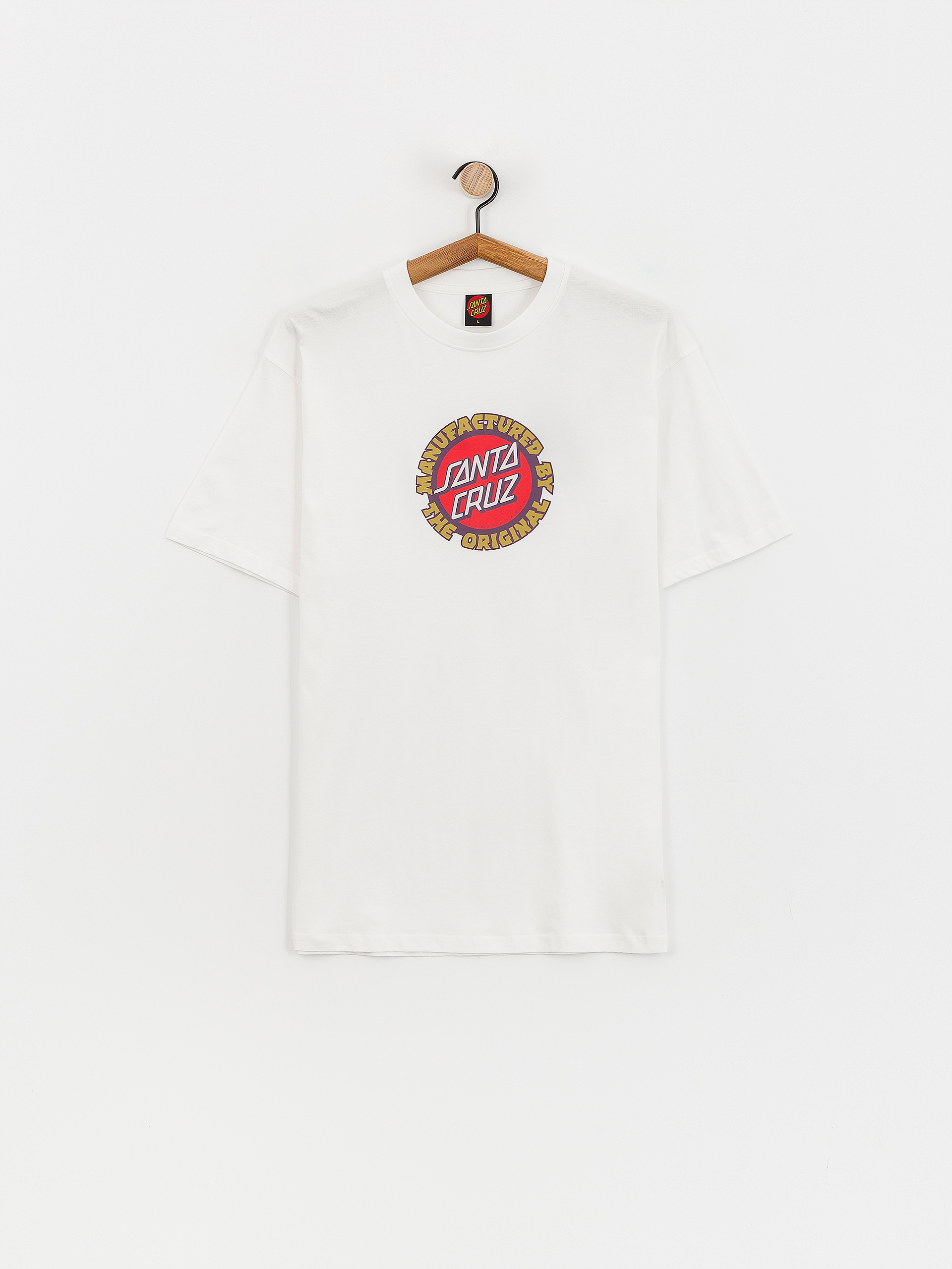 Tricou Santa Cruz Speed Mfg Dot Front (white)
