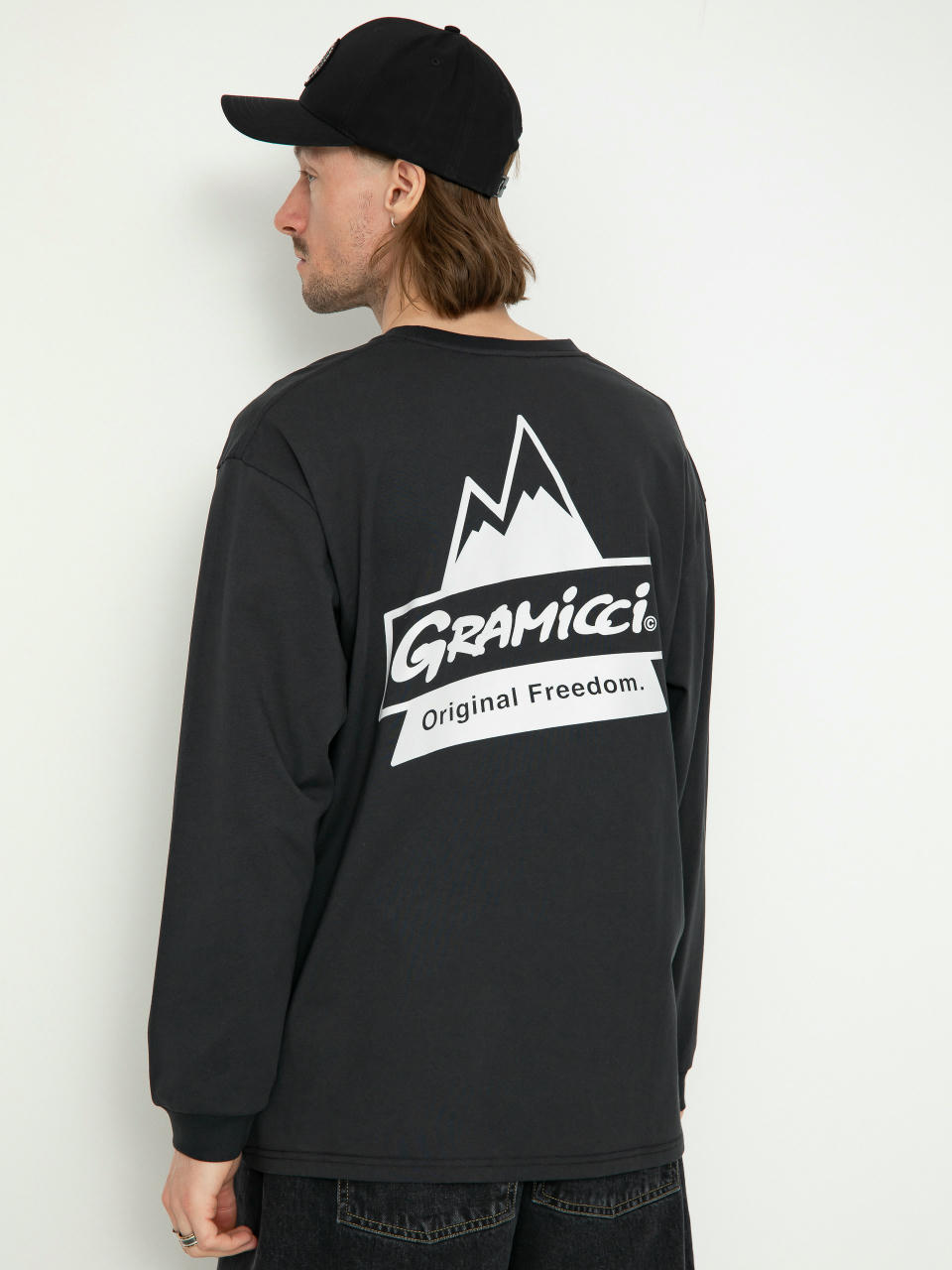 Longsleeve Gramicci Peak (vintage black)