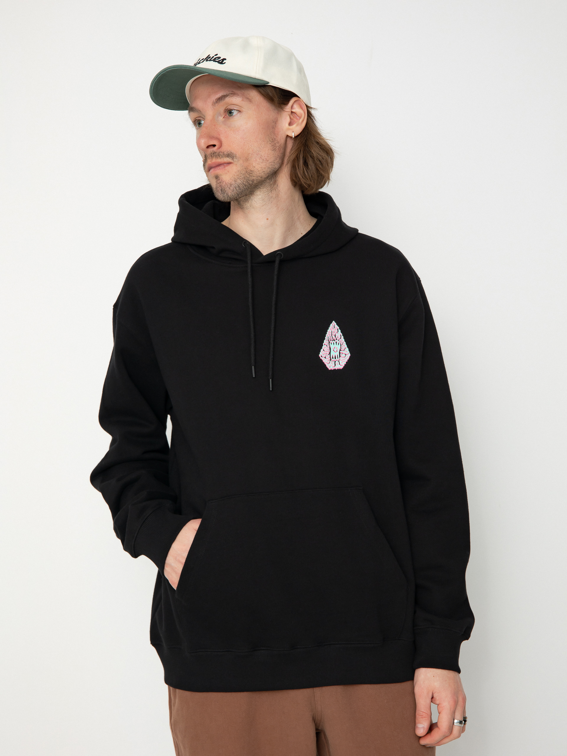 Hanorac cu glugă Volcom Fa Tetsunori HD (black)