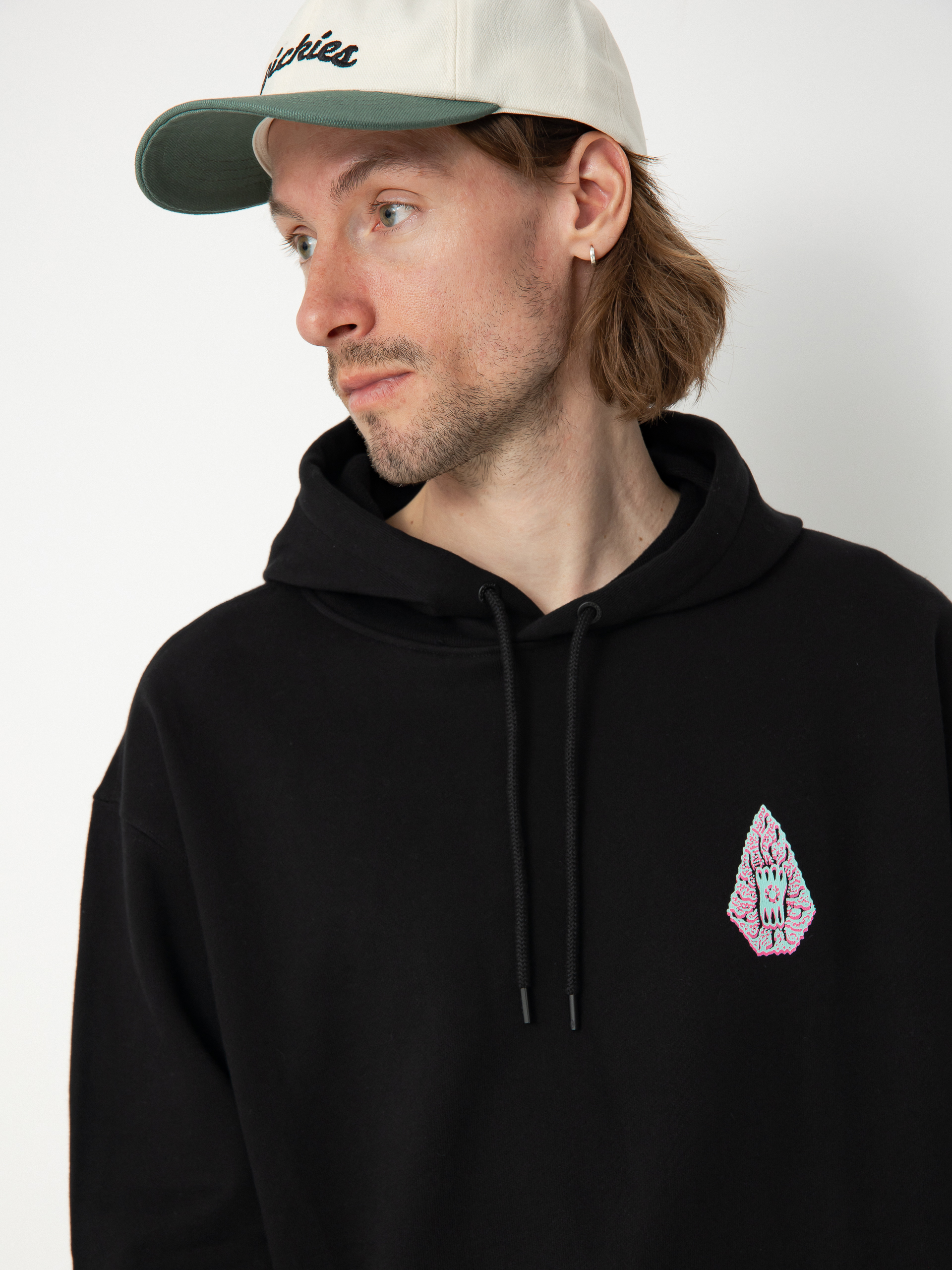 Hanorac cu glugă Volcom Fa Tetsunori HD (black)