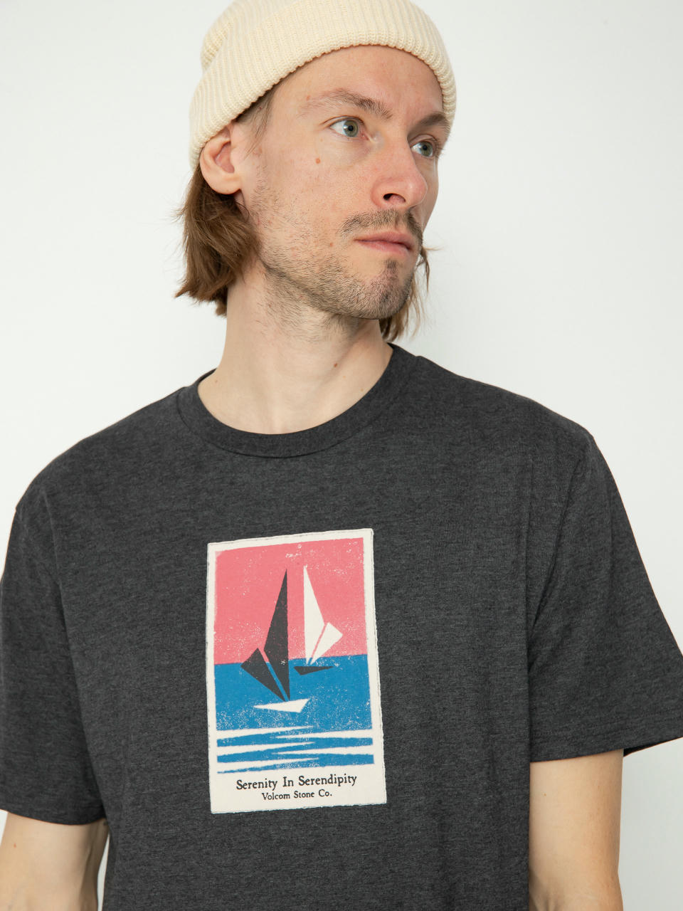 Tricou Volcom Catamaran Hth (heather black)