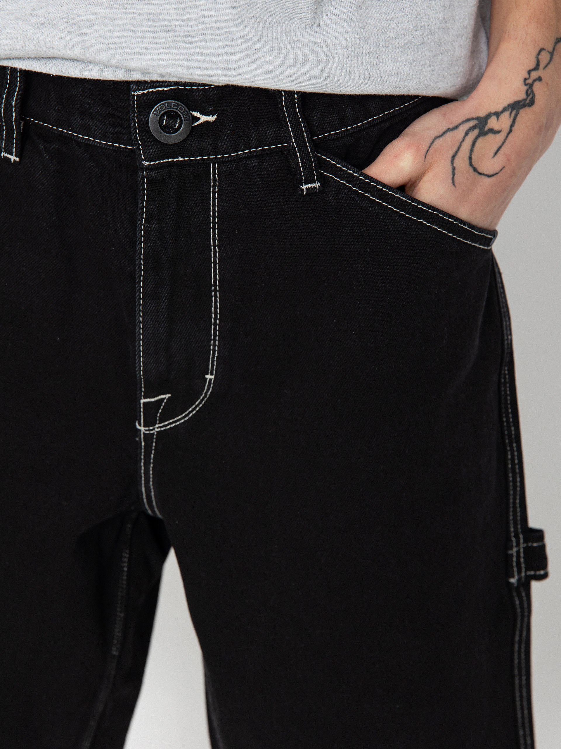 Șort Volcom Labored Denim Utility (black)