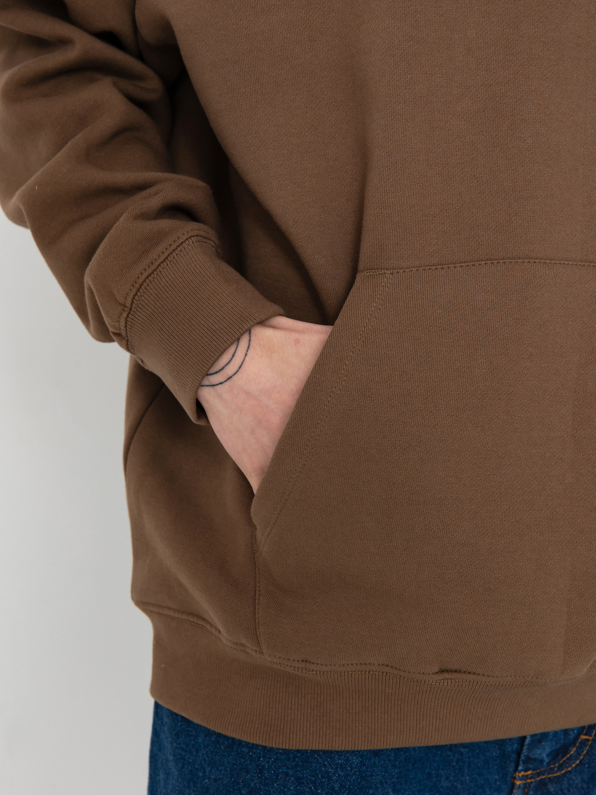 Hanorac cu glugă Volcom Volcom Stone HD (dark earth)