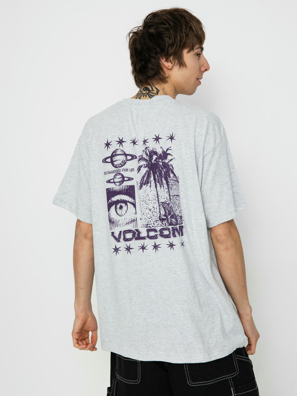 Tricou Volcom Primed Lse (bone heather)