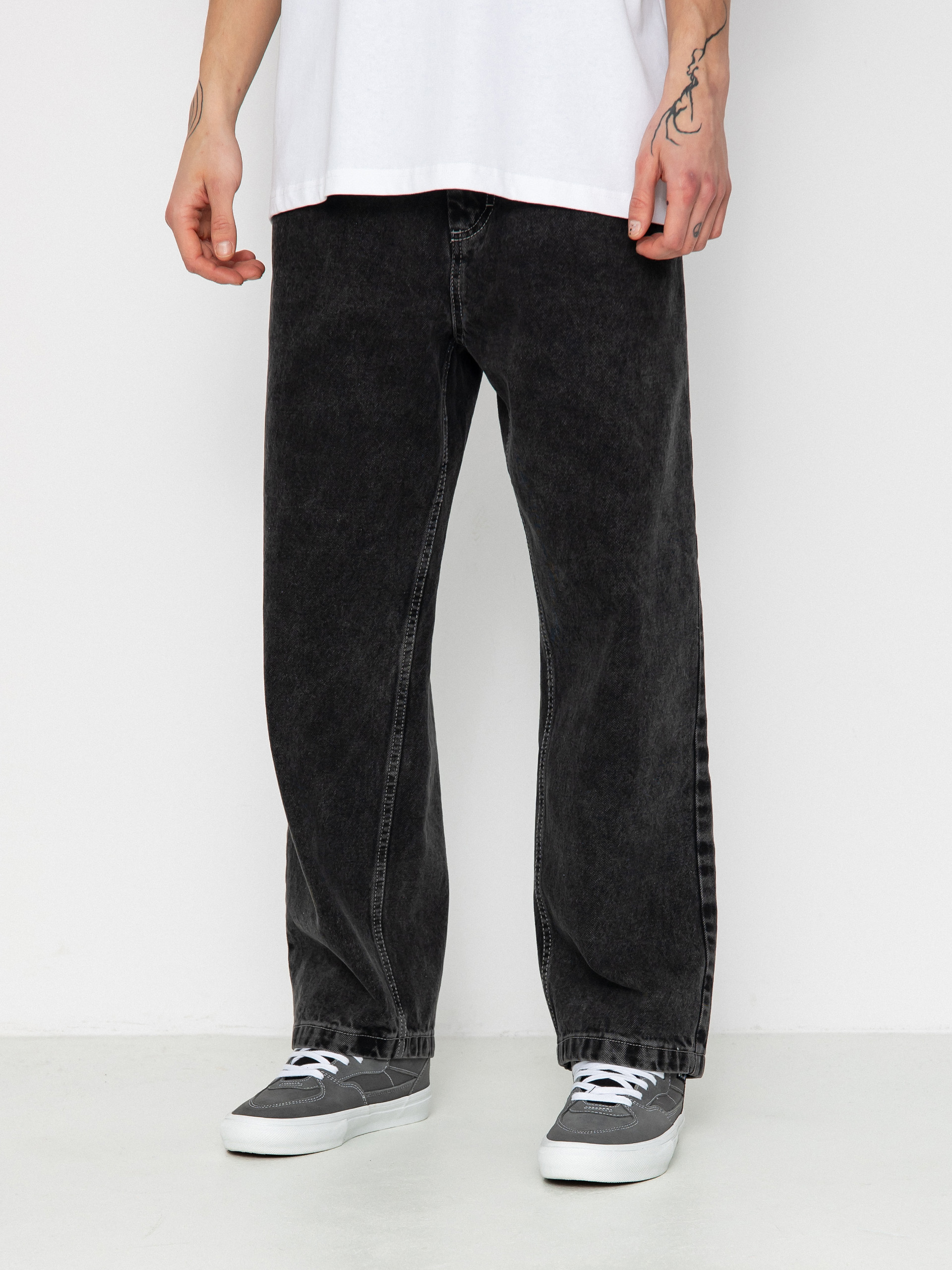 Pantaloni Polar Skate 93! Denim (silver black)