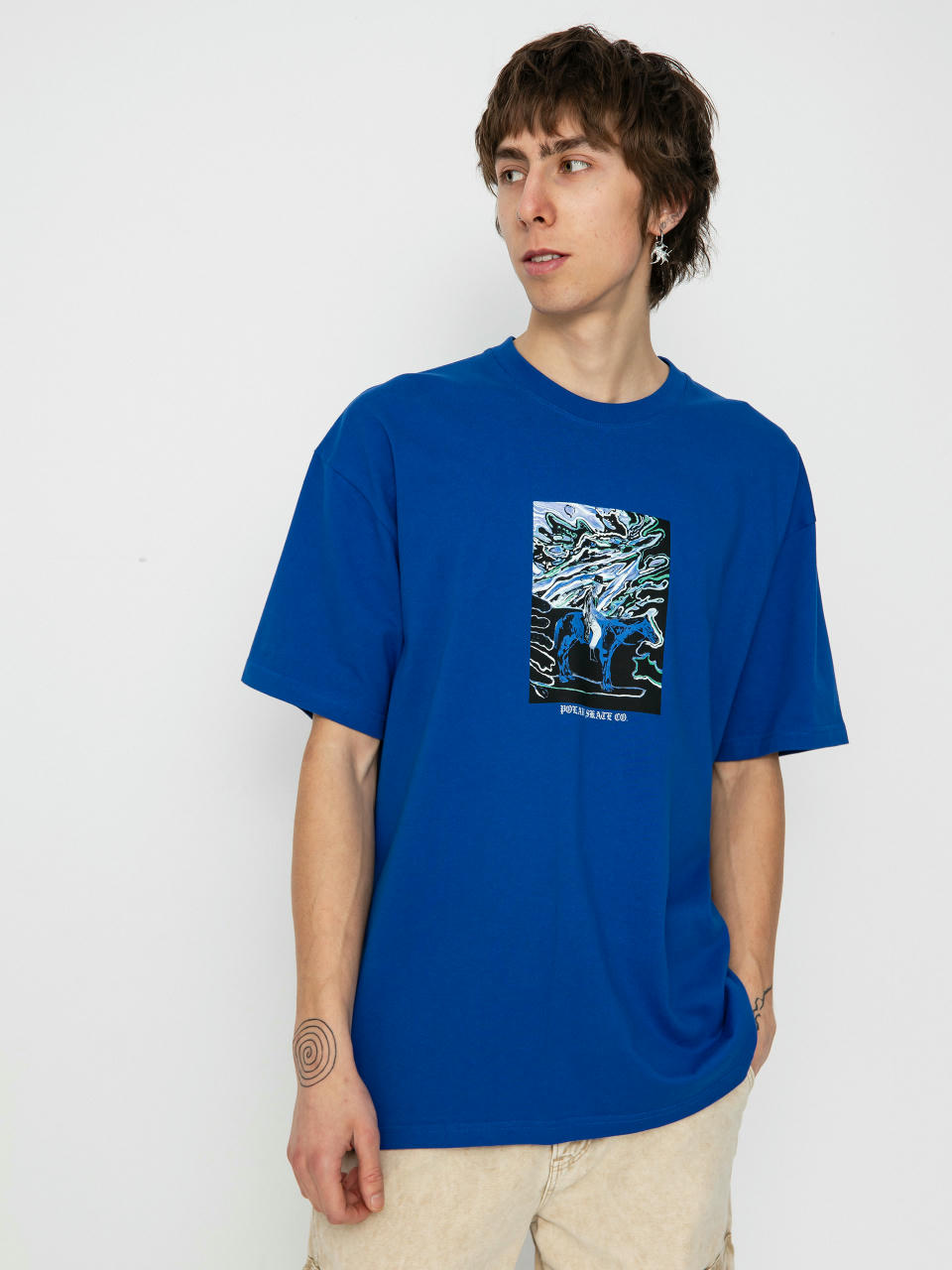 Tricou Polar Skate Rider (egyptian blue)